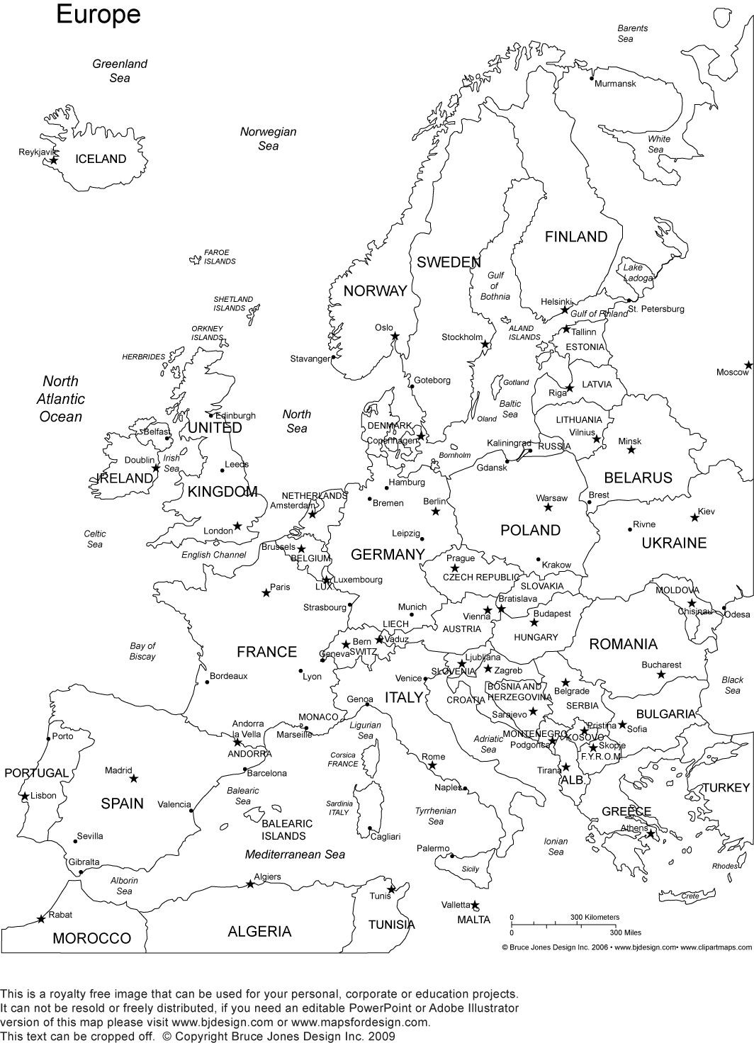 A Printable Map Of Europe Lovely Europe Printable Blank Map Royalty Free As Well As Other