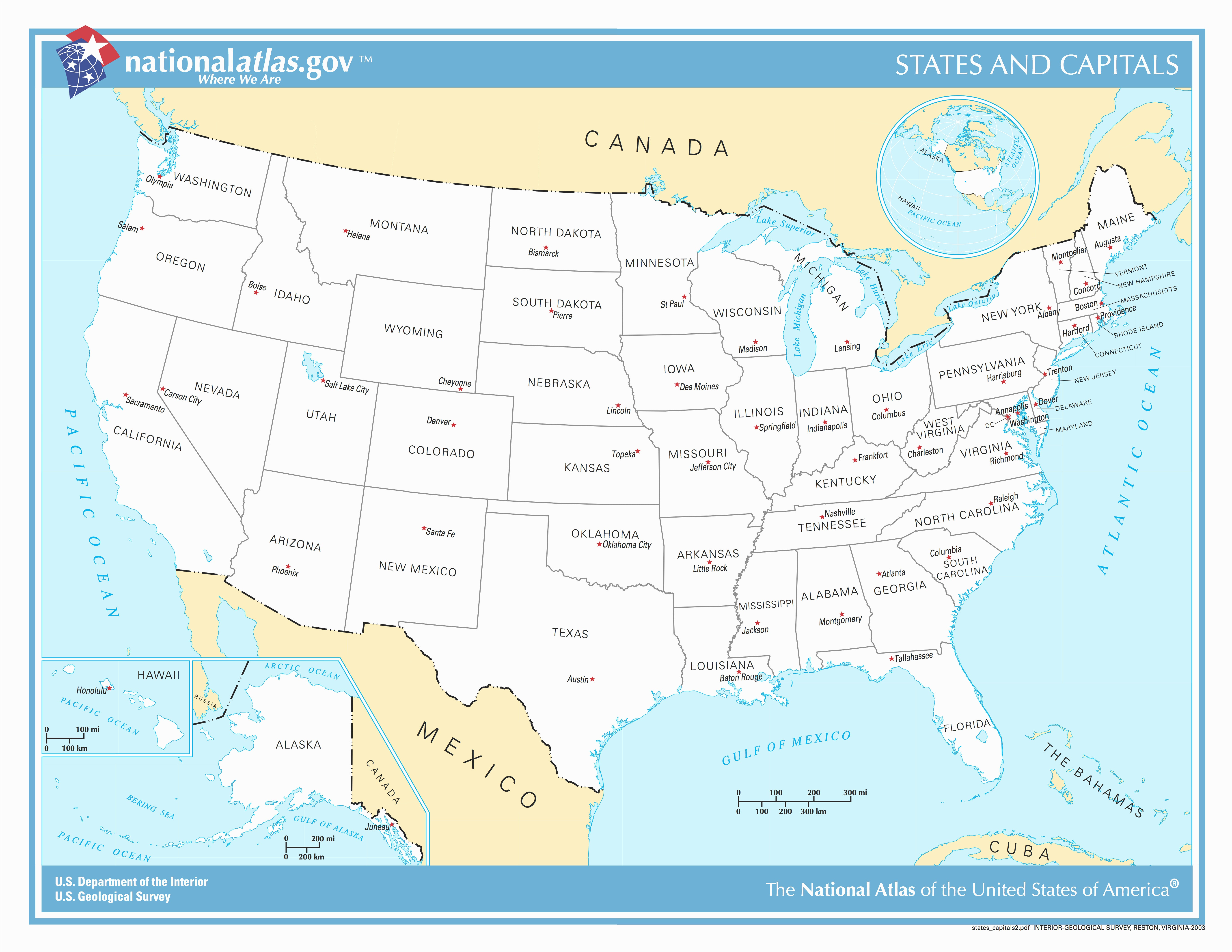 Free Printable Map Of The United States With Capitals Best Of United States America Map With States And Capitals United States