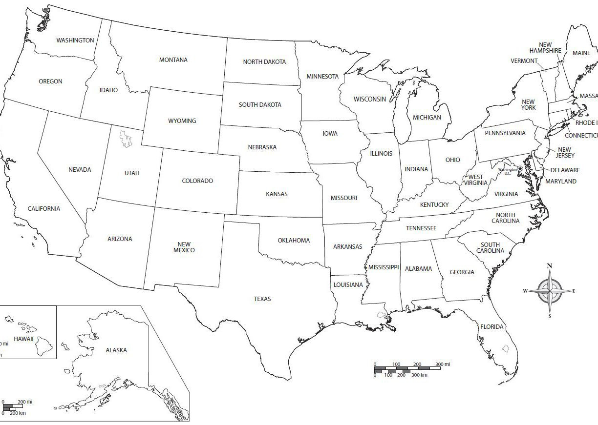 Printable Blank Map Of The United States Free Fresh Us Map Coloring Page Printable With State Names Line Free United