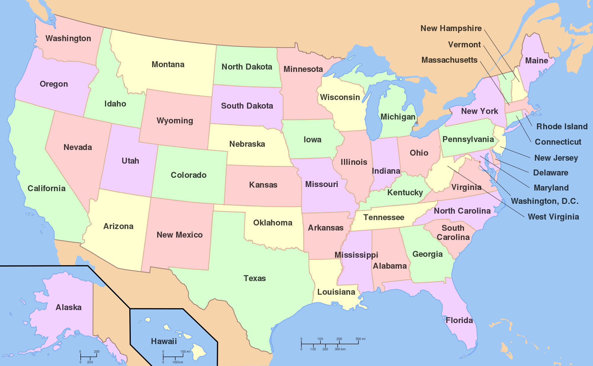 File Map of USA with state namesg Wikimedia mons