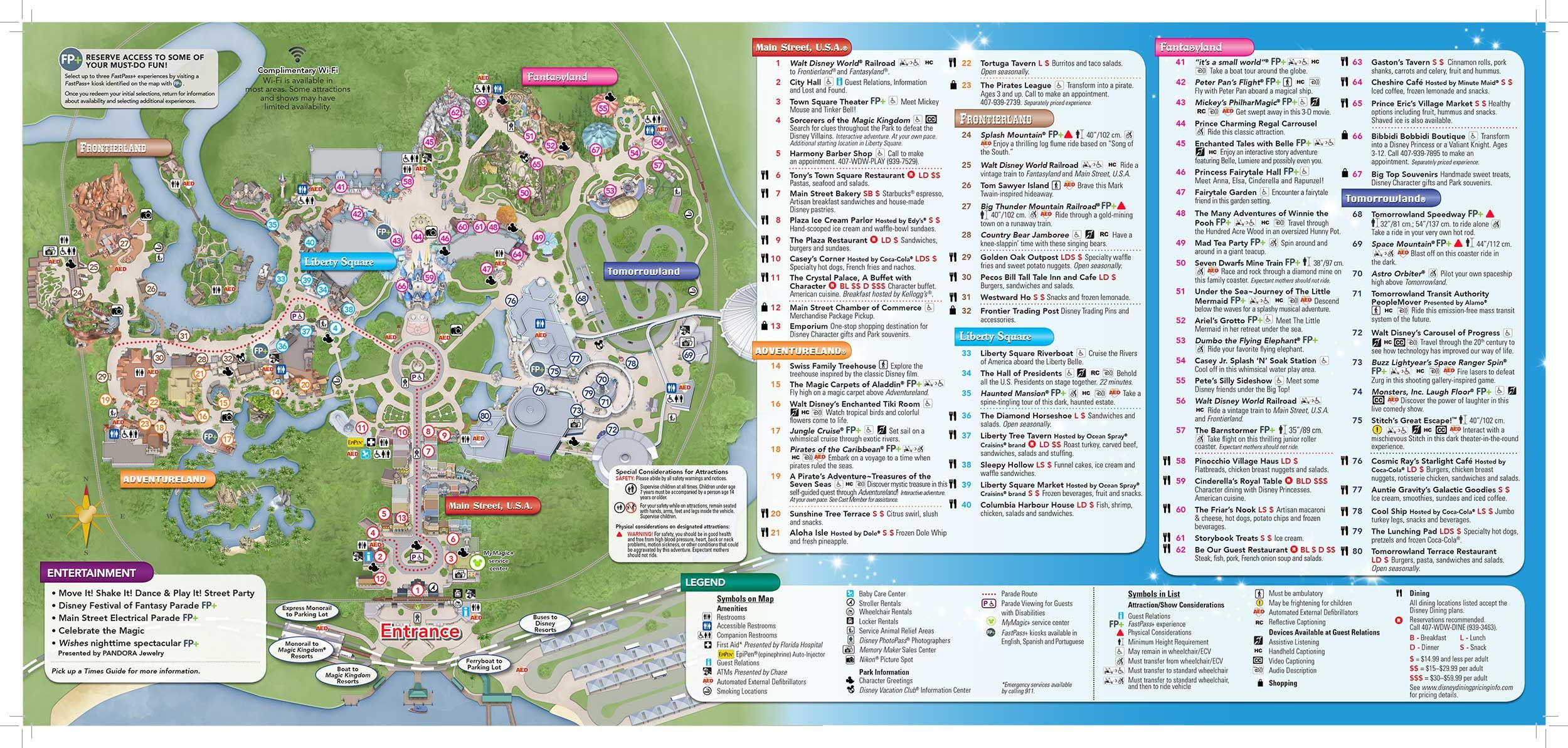 Printable Disneyland Map 2017 Beautiful Disney Magic Kingdom Map Virtual Magic Kingdom