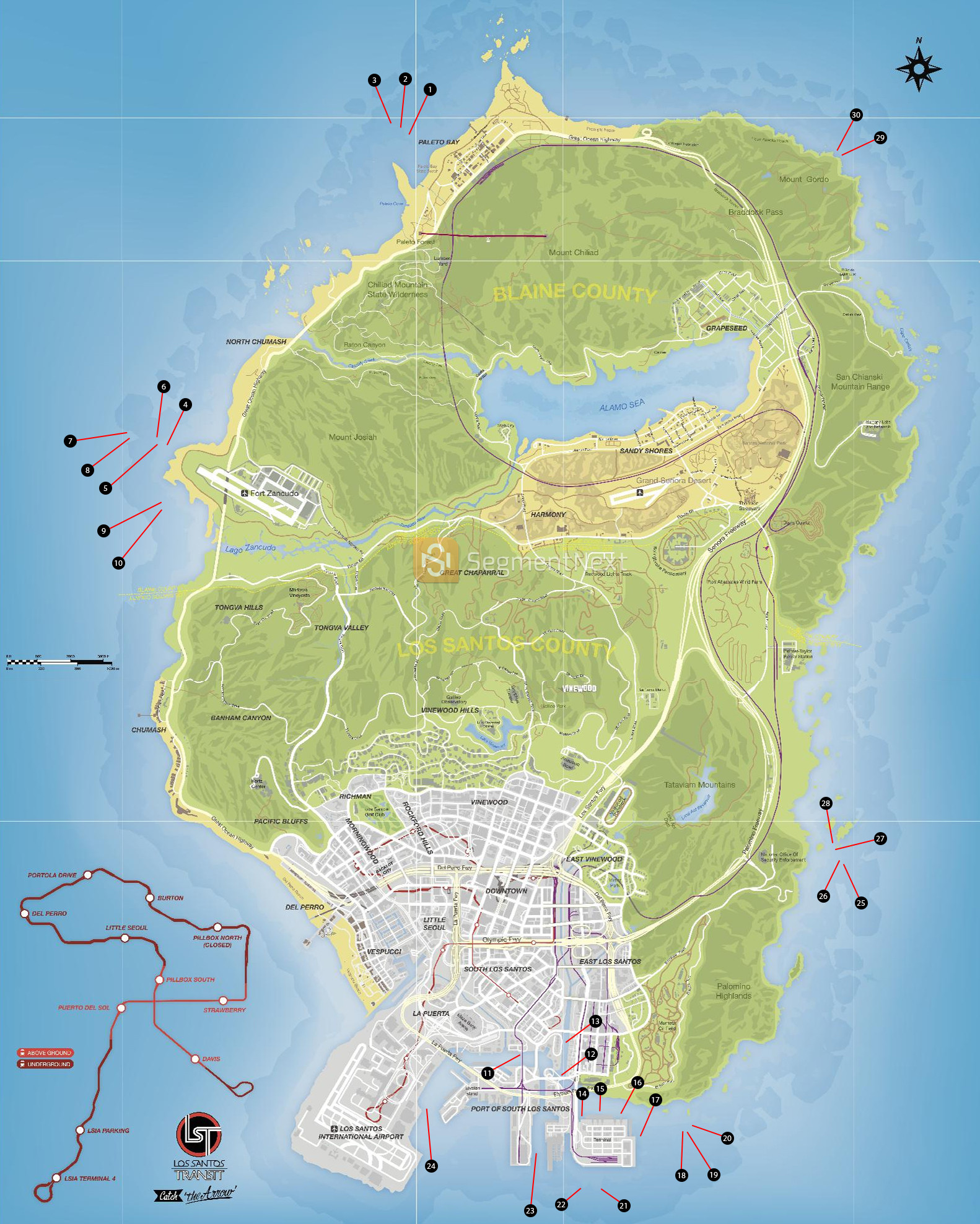 Printable Gta 5 Map Luxury Steam Munity Guide Maps And Collectibles Locations