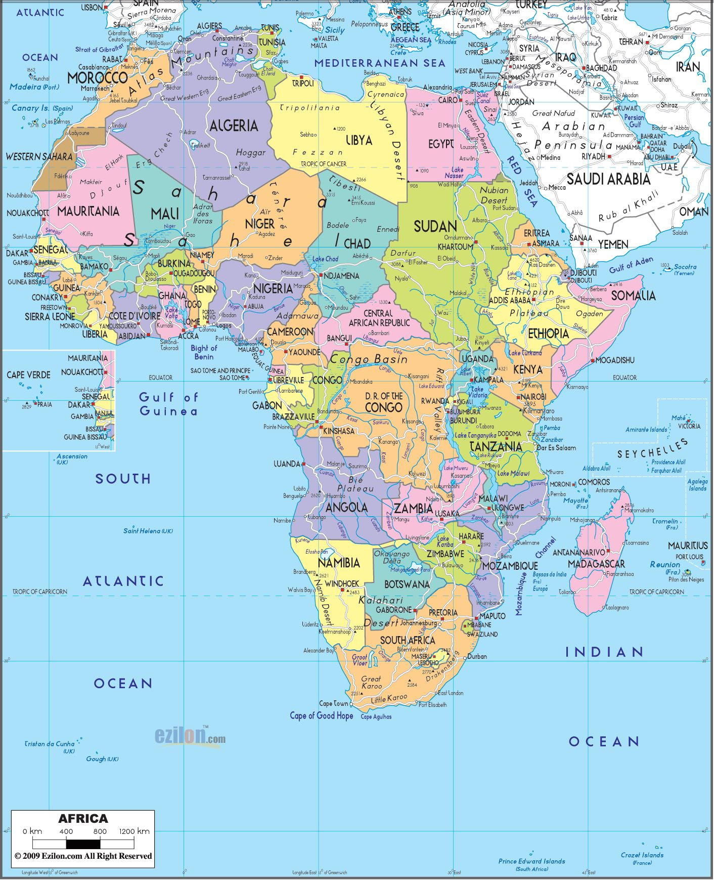 Printable Map Africa Unique Africa Political Map Ap Hug Maps Pinterest