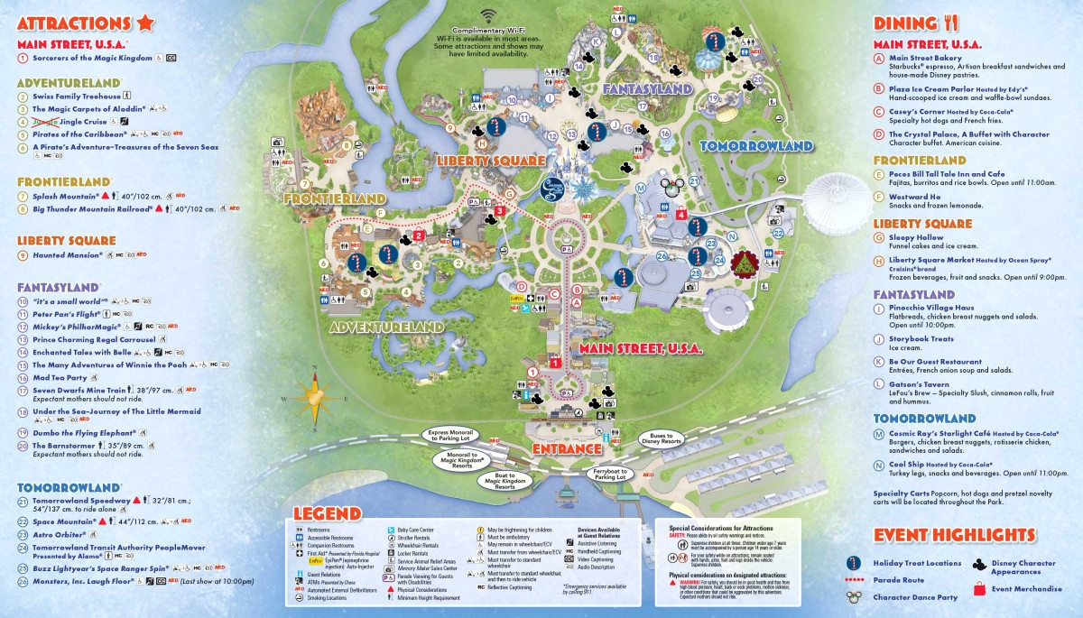 Printable Map Animal Kingdom Luxury Wdwthemeparks Magic Kingdom S Map