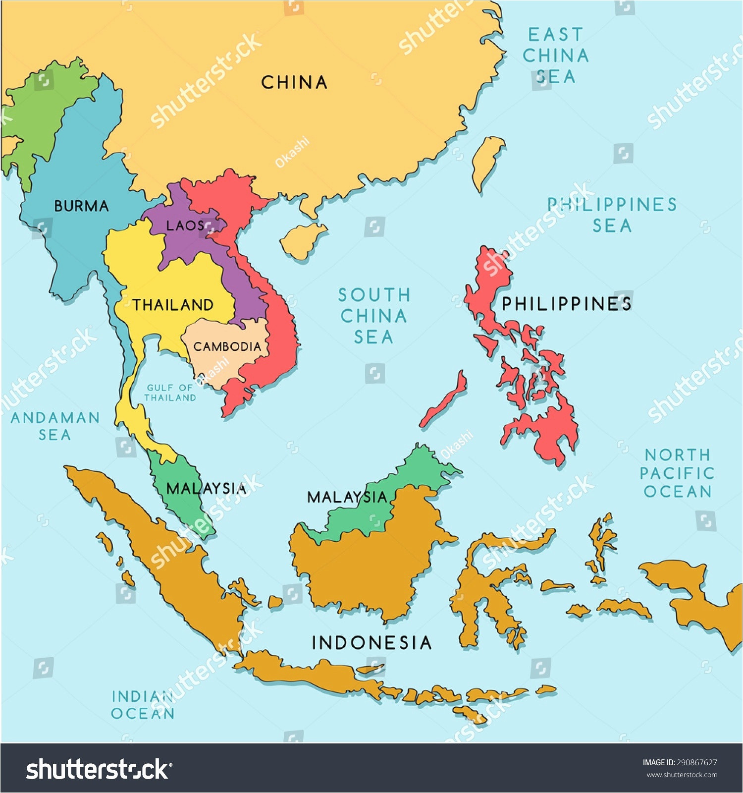 Printable Map Asia Inspirational Printable Map South East Asia Recent Download East And Southeast