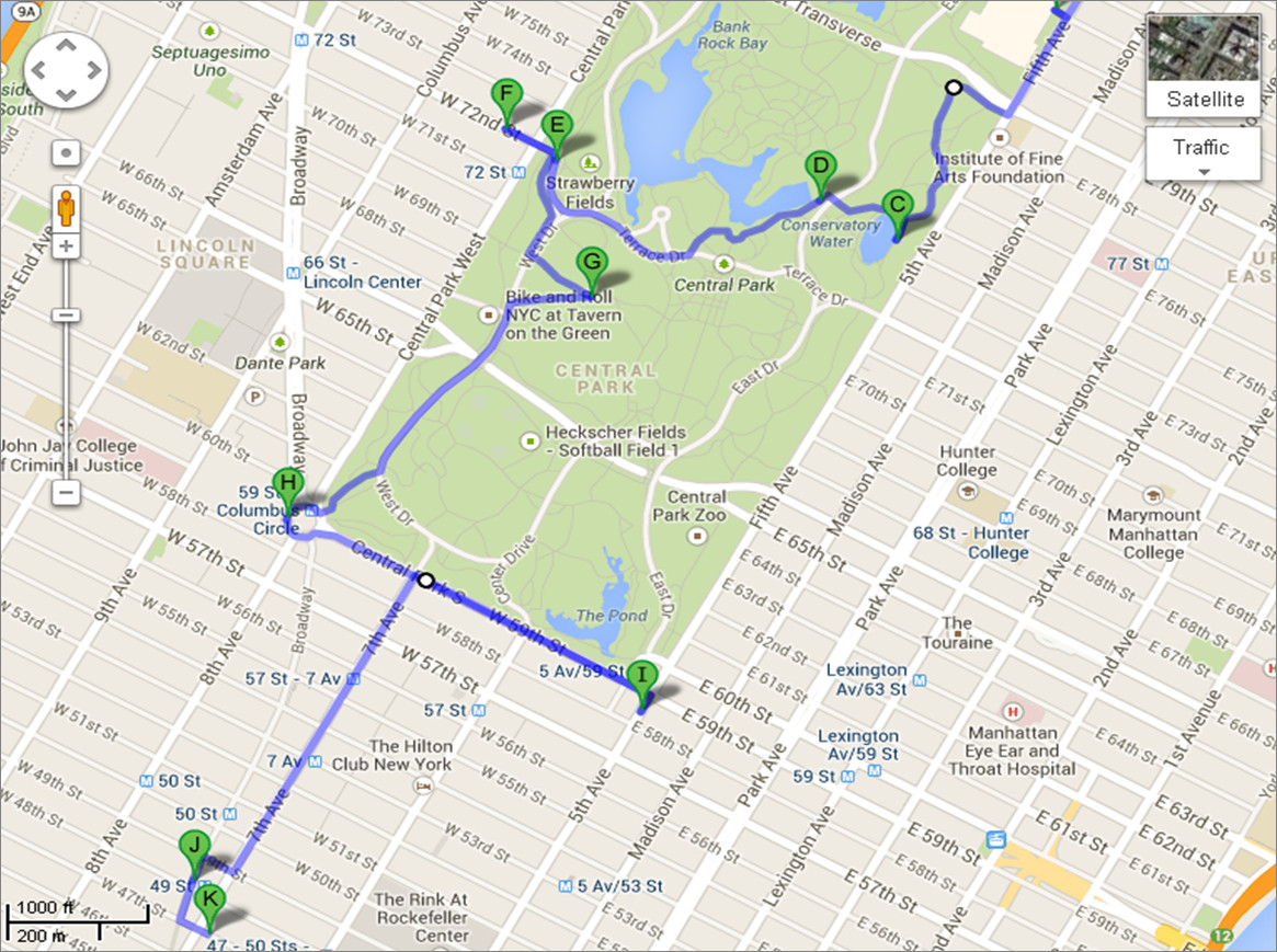 Printable Map Central Park Best Of Mapa Recorrido D­a 2 Segunda Parte New York