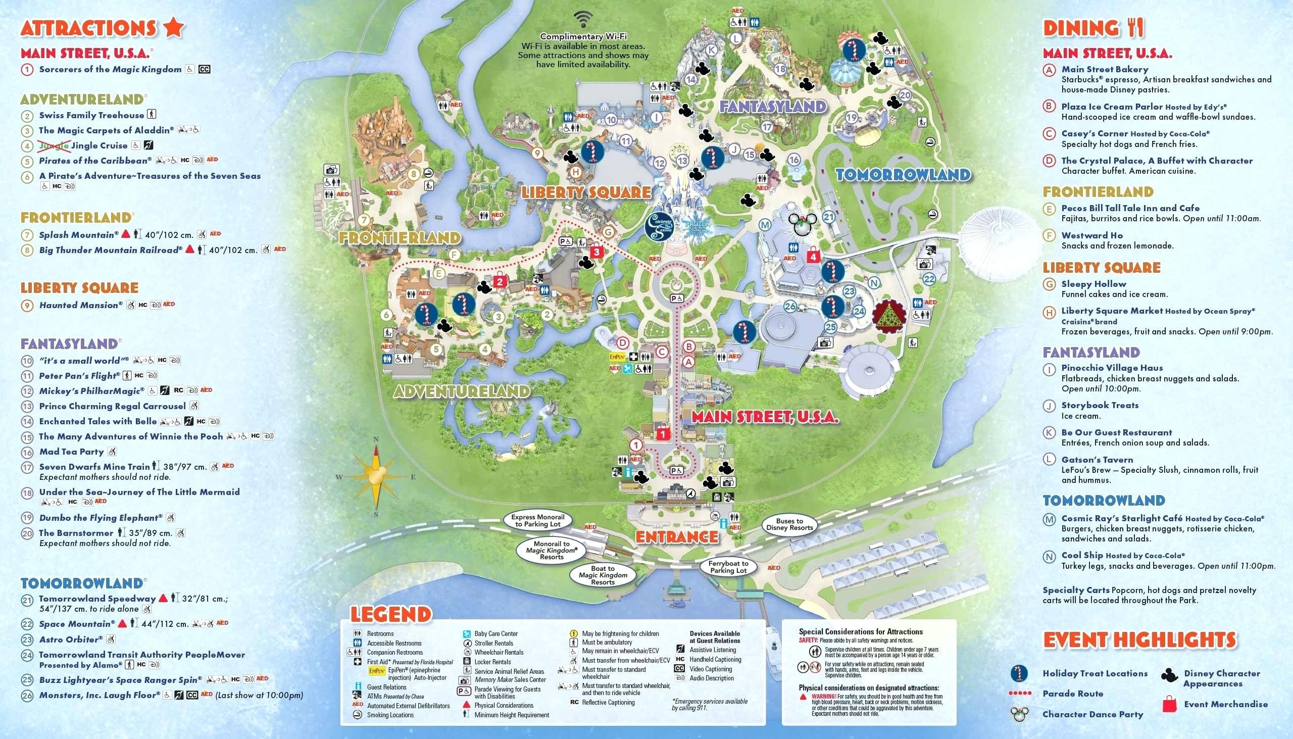 Printable Map Disney World Elegant Google Map Disney World Orlando Copy Magic Kingdom Park Walt In