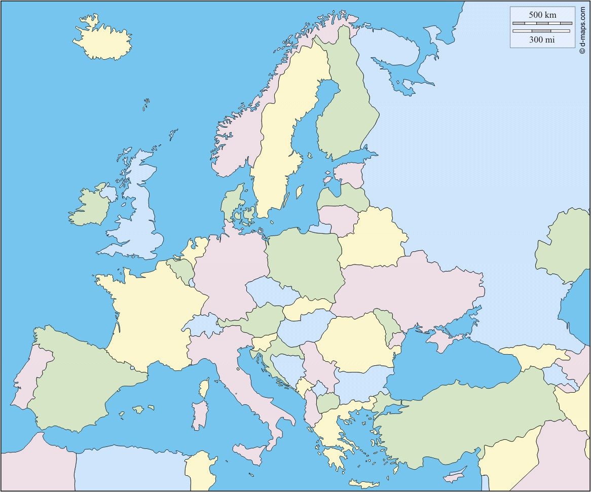 Printable Map Europe Lovely Europe Free Map Free Blank Map Free Outline Map Free Base Map