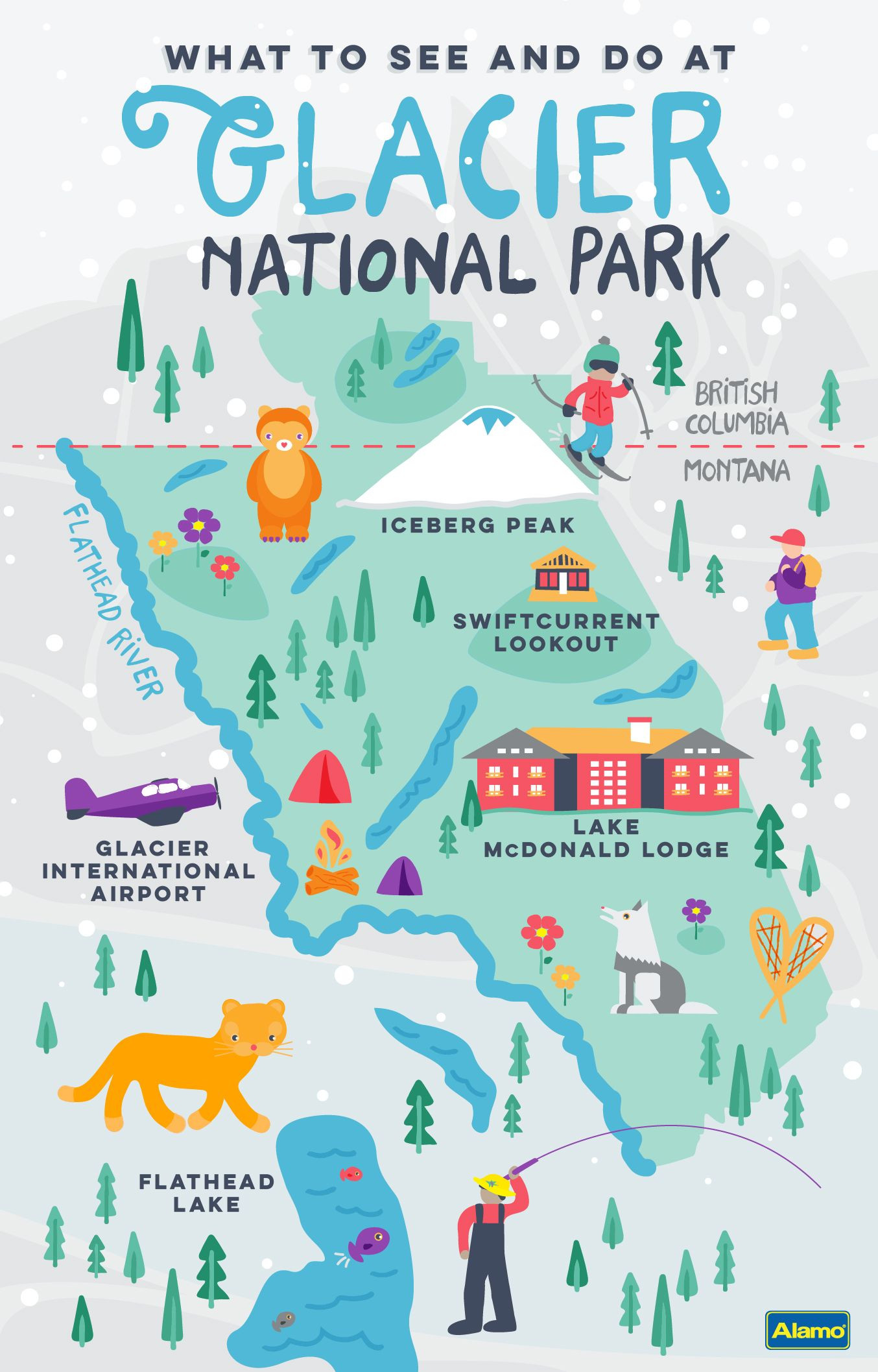 Printable Map Glacier National Park Inspirational Things To See & Do At Glacier National Park