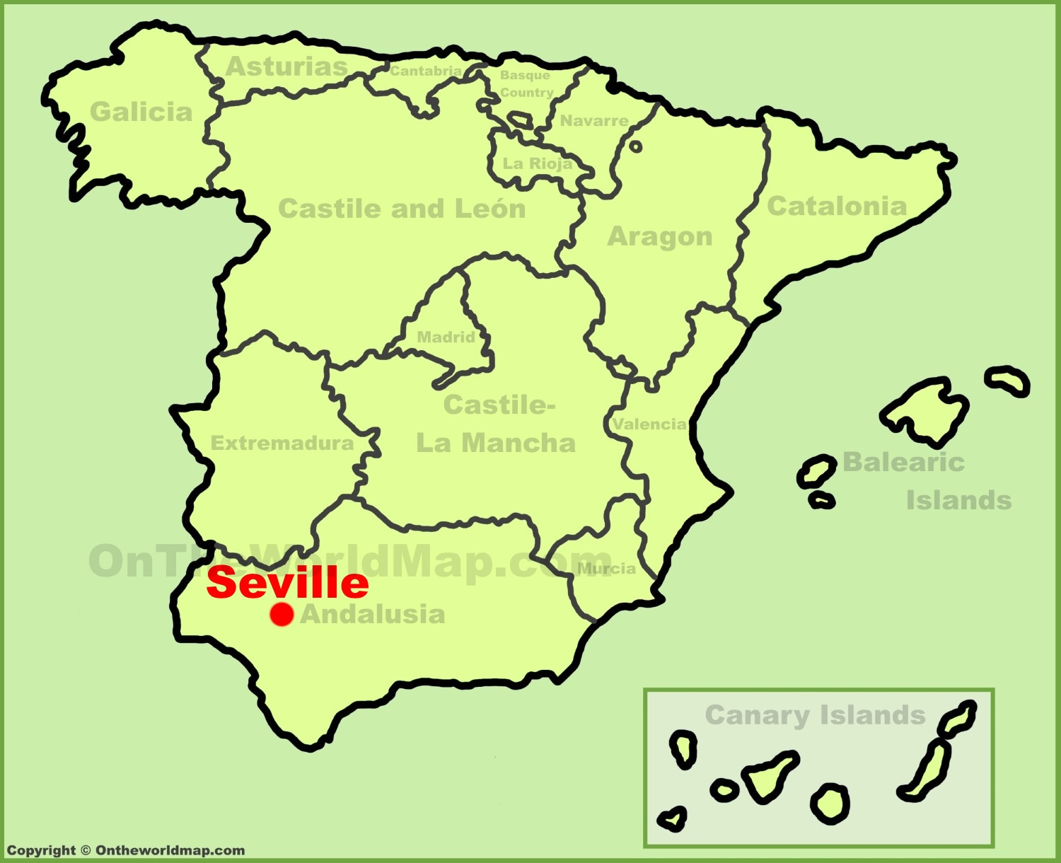 Seville Maps Spain
