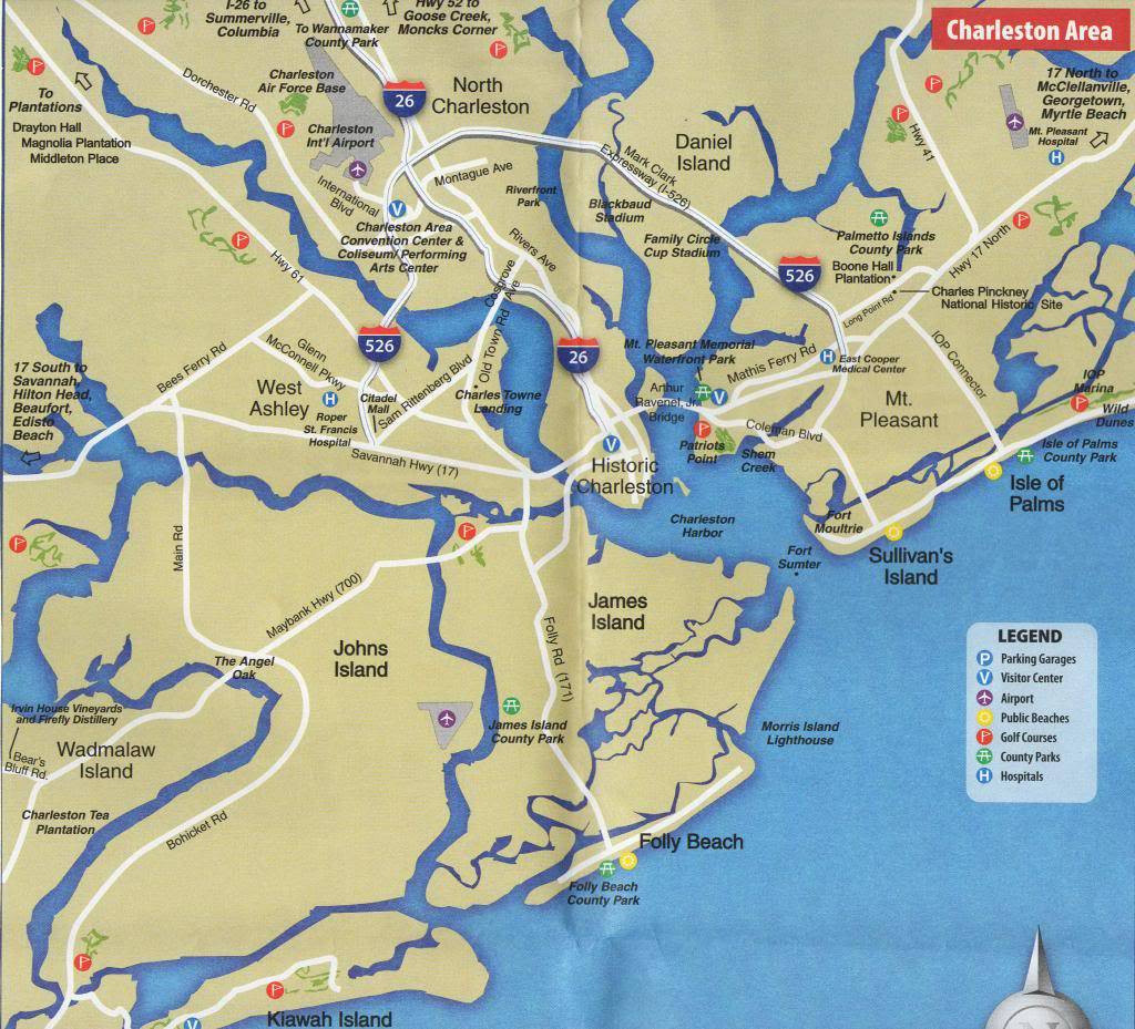 Printable Map Hilton Head Elegant Charleston Map Edi Maps