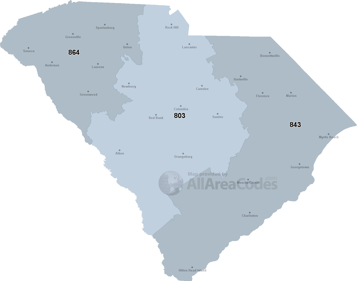 Printable Map Hilton Head New South Carolina Area Codes Map List And Phone Lookup