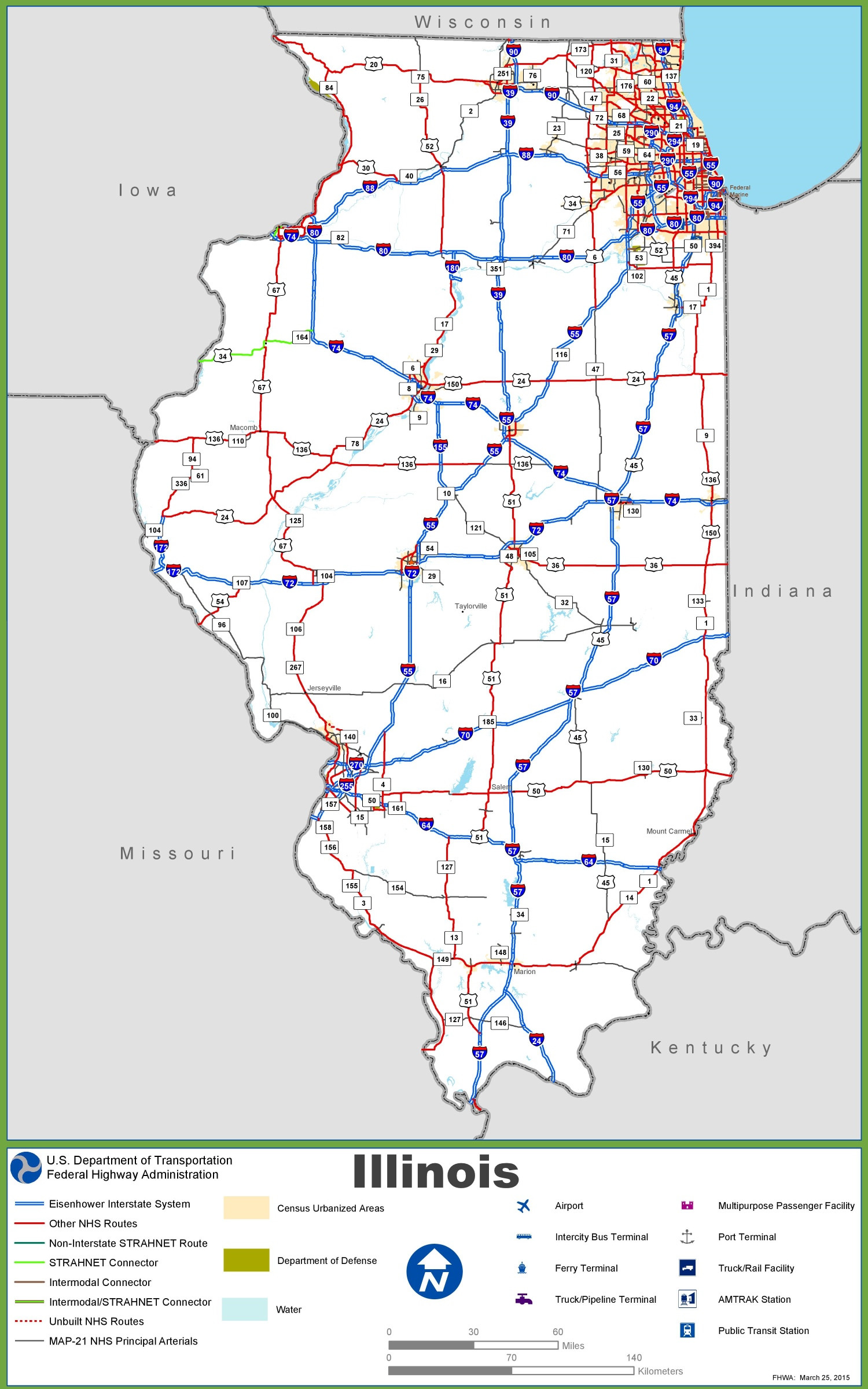Printable Map Illinois Beautiful Illinois State Maps Usa
