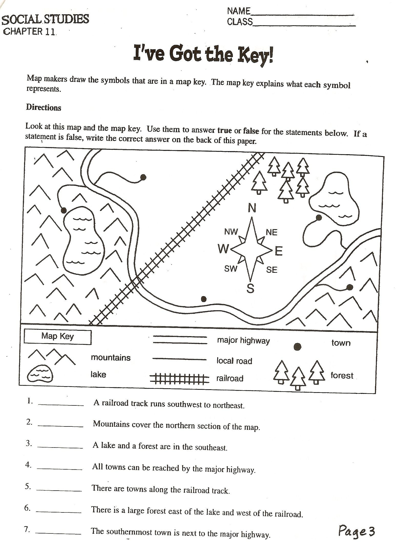 Printable Map Key Worksheets New Kindergarten Map Worksheets Free Myscres