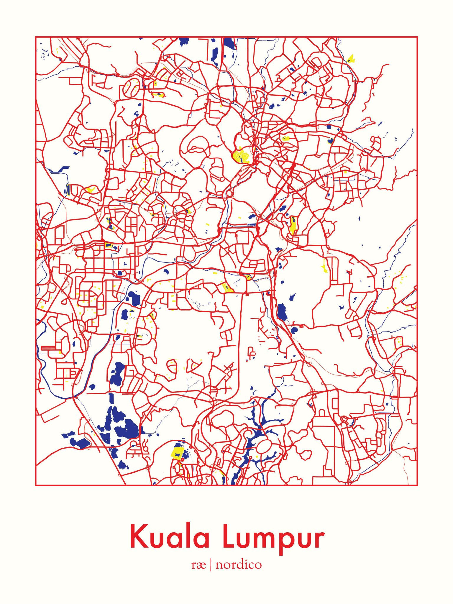 Printable Map Kuala Lumpur Best Of Kuala Lumpur Map Print Urban Pinterest