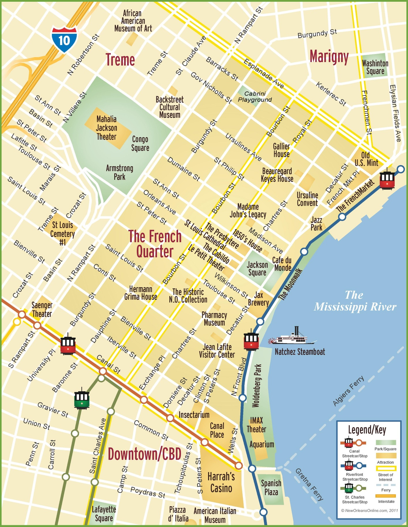 Printable Map Minnesota Luxury New Orleans French Quarter Map ï ¿