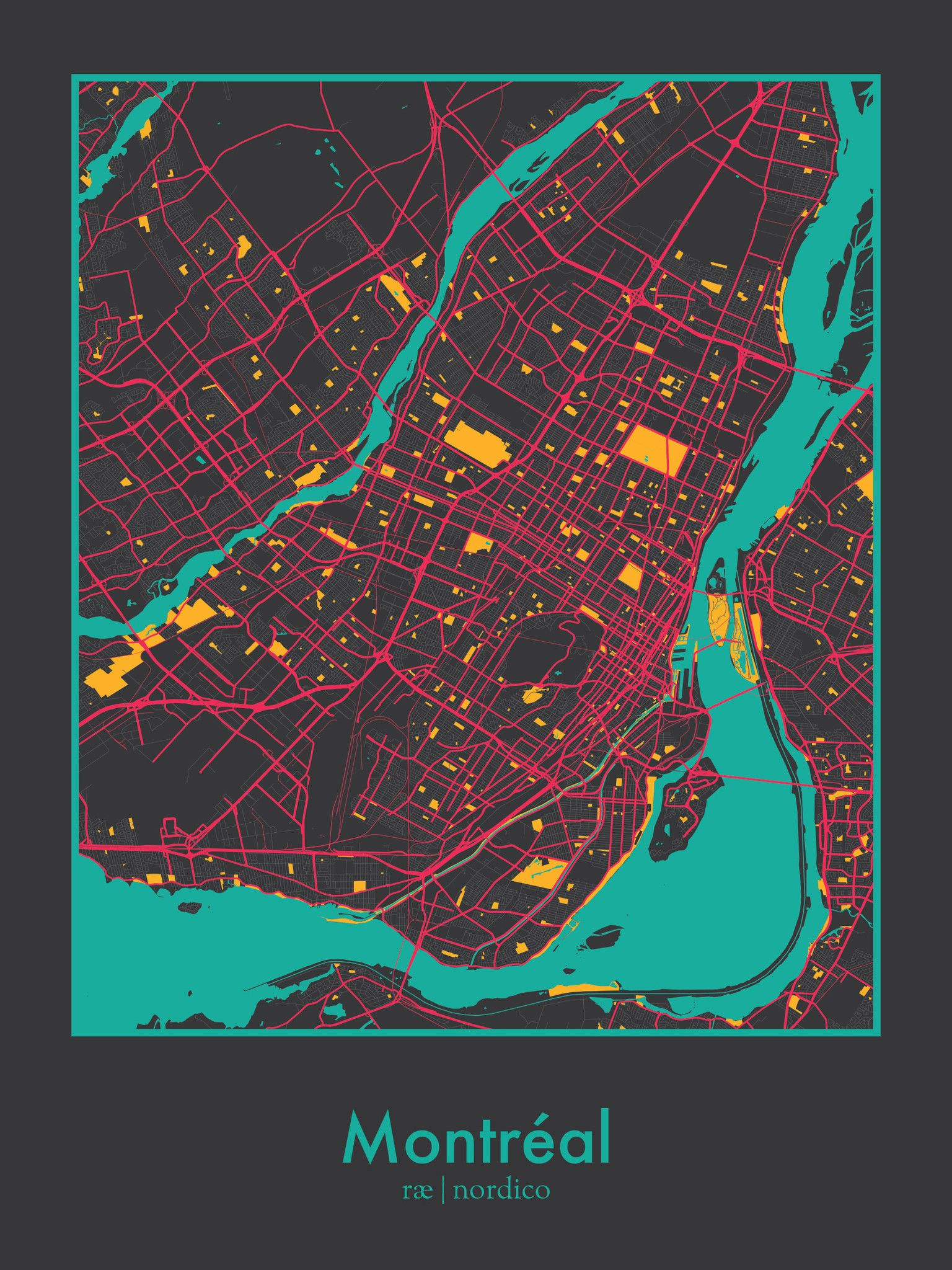 10 Unique Printable Map Montreal