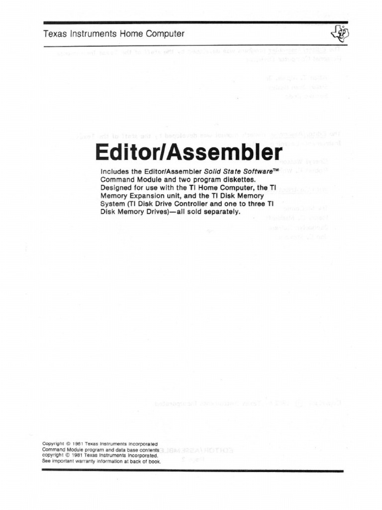 Printable Map Of 10/40 Window Elegant Editor Assembler Manual Floppy Disk