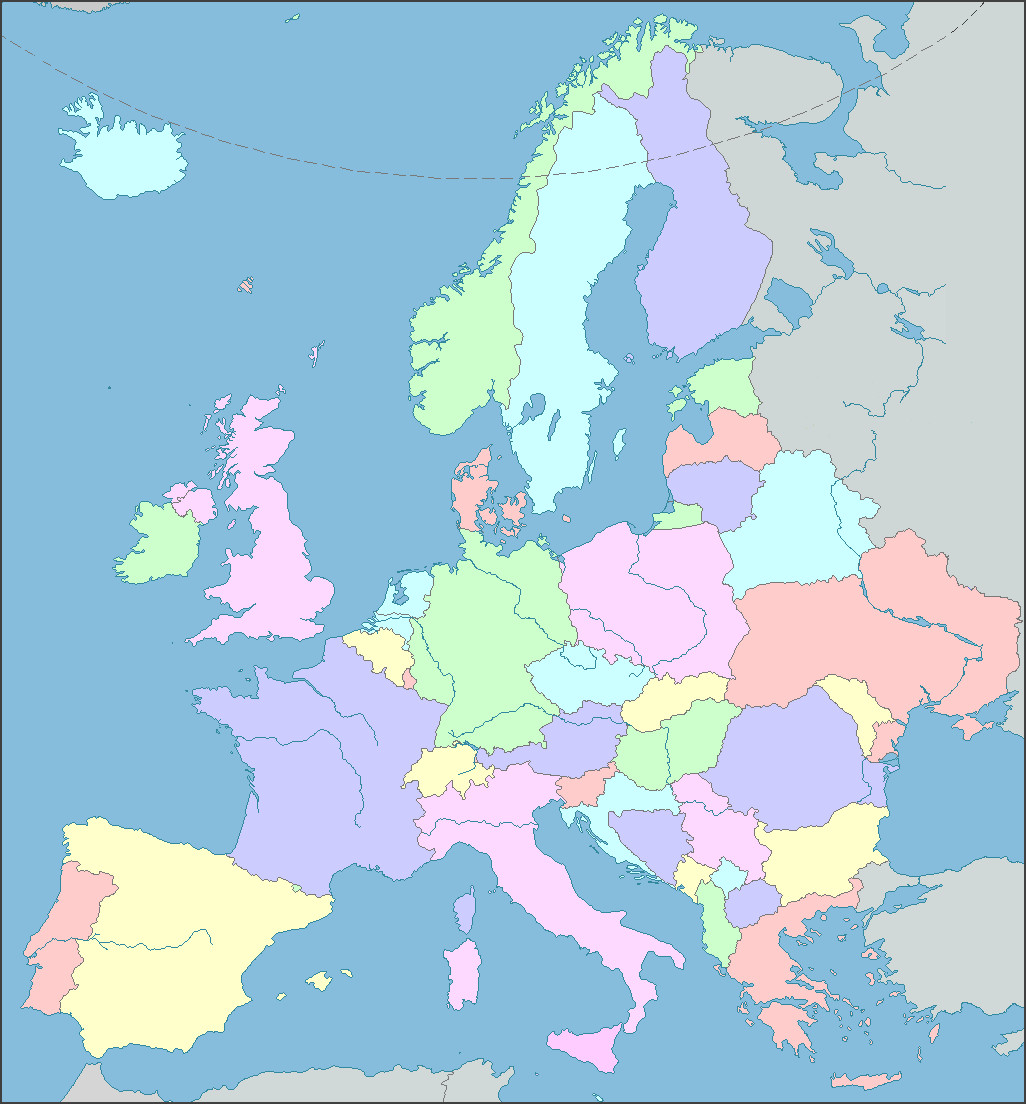 Map Od Europe
