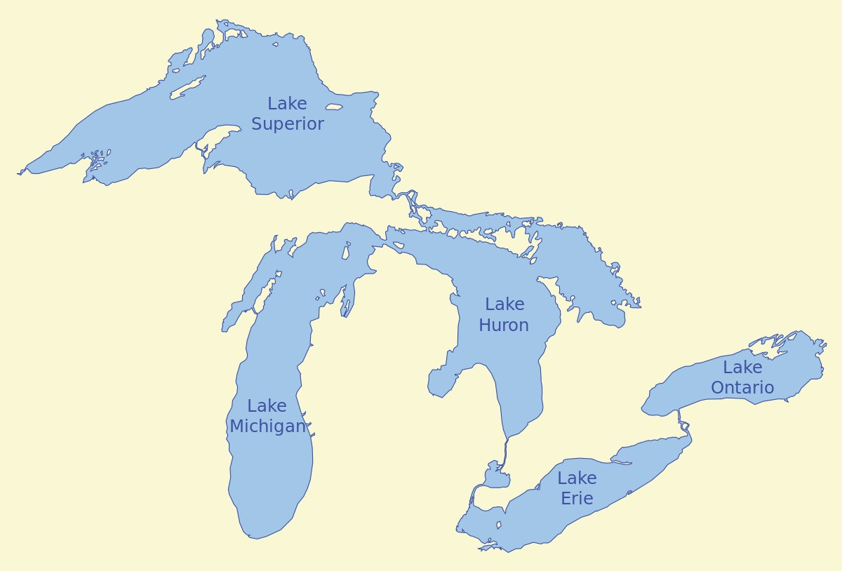 Printable Map Of The 5 Great Lakes Beautiful Map The Week Great Lakes Storm 1913 Throughout Printable Us With Map