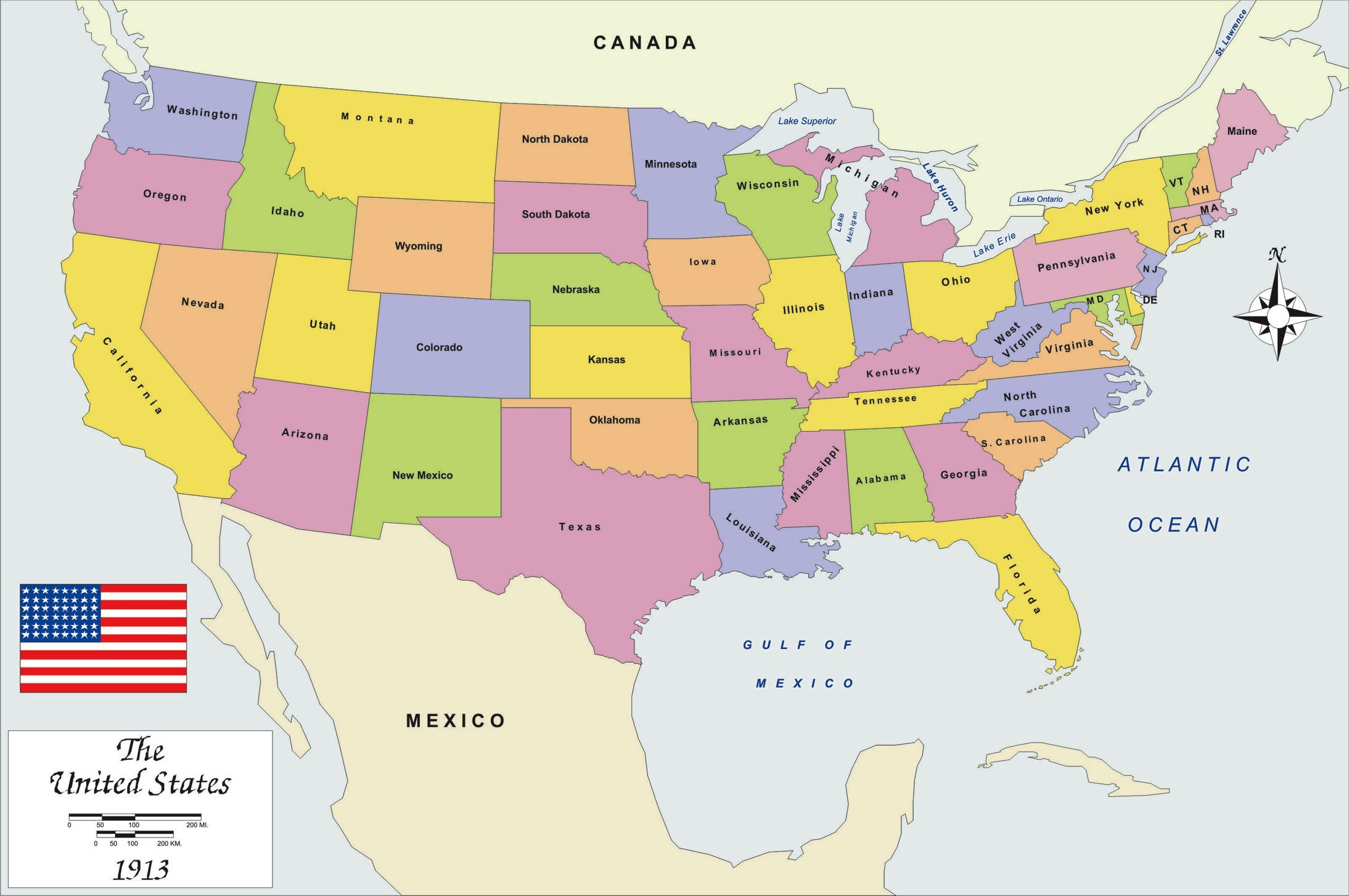 Map Usa States Cities Printable New United States Map Printable
