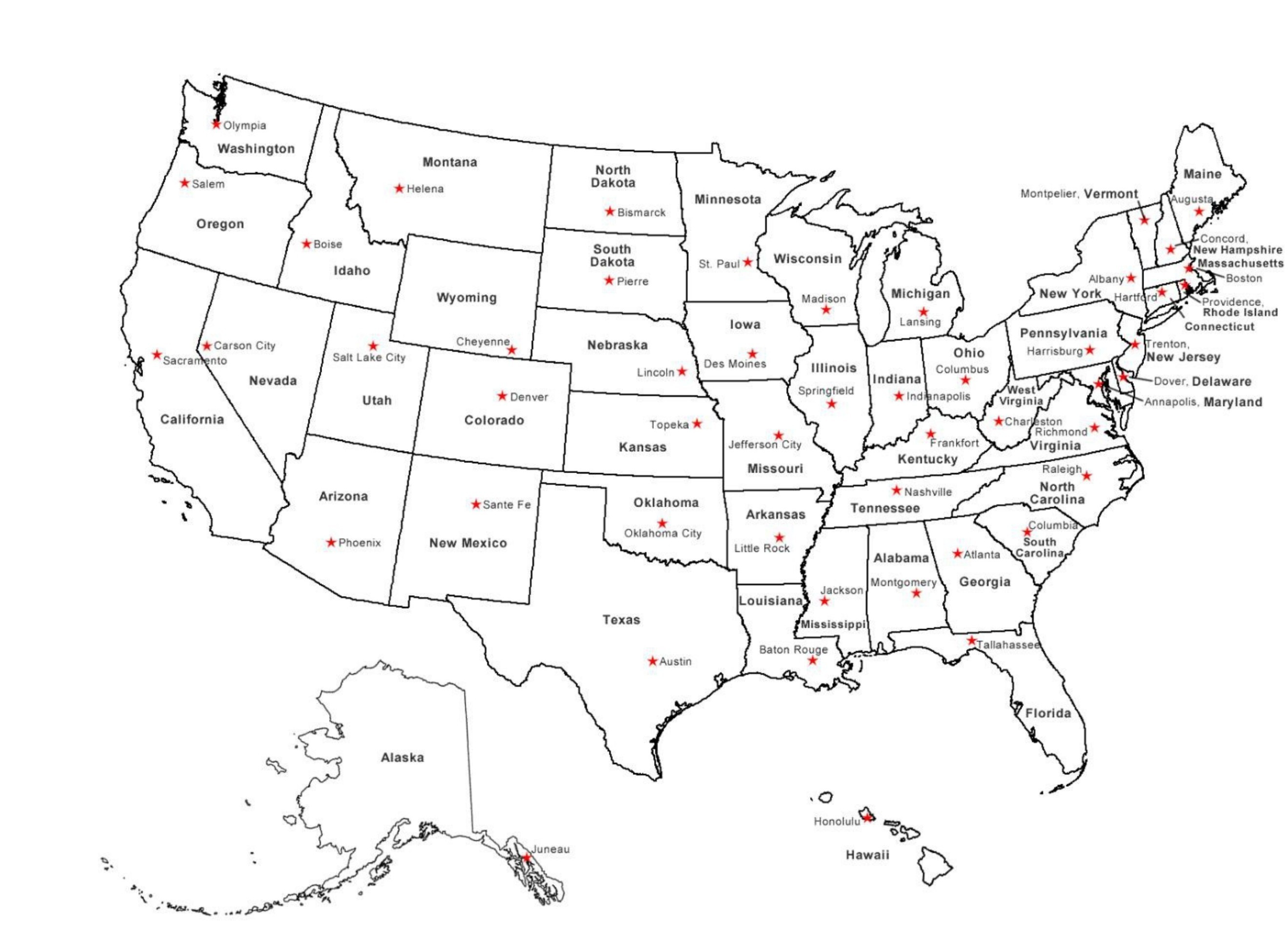 Printable Map California Cities Detailed United States Map Cities
