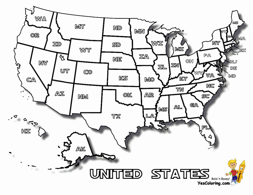 United States Coloring Sheet