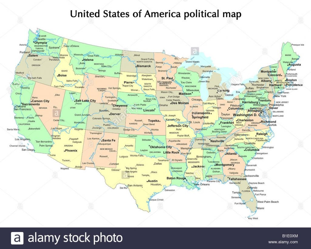 Printable Map Of The United States With State Names And Capitals Elegant United States Map With Capitals And Abbreviations Town Seek