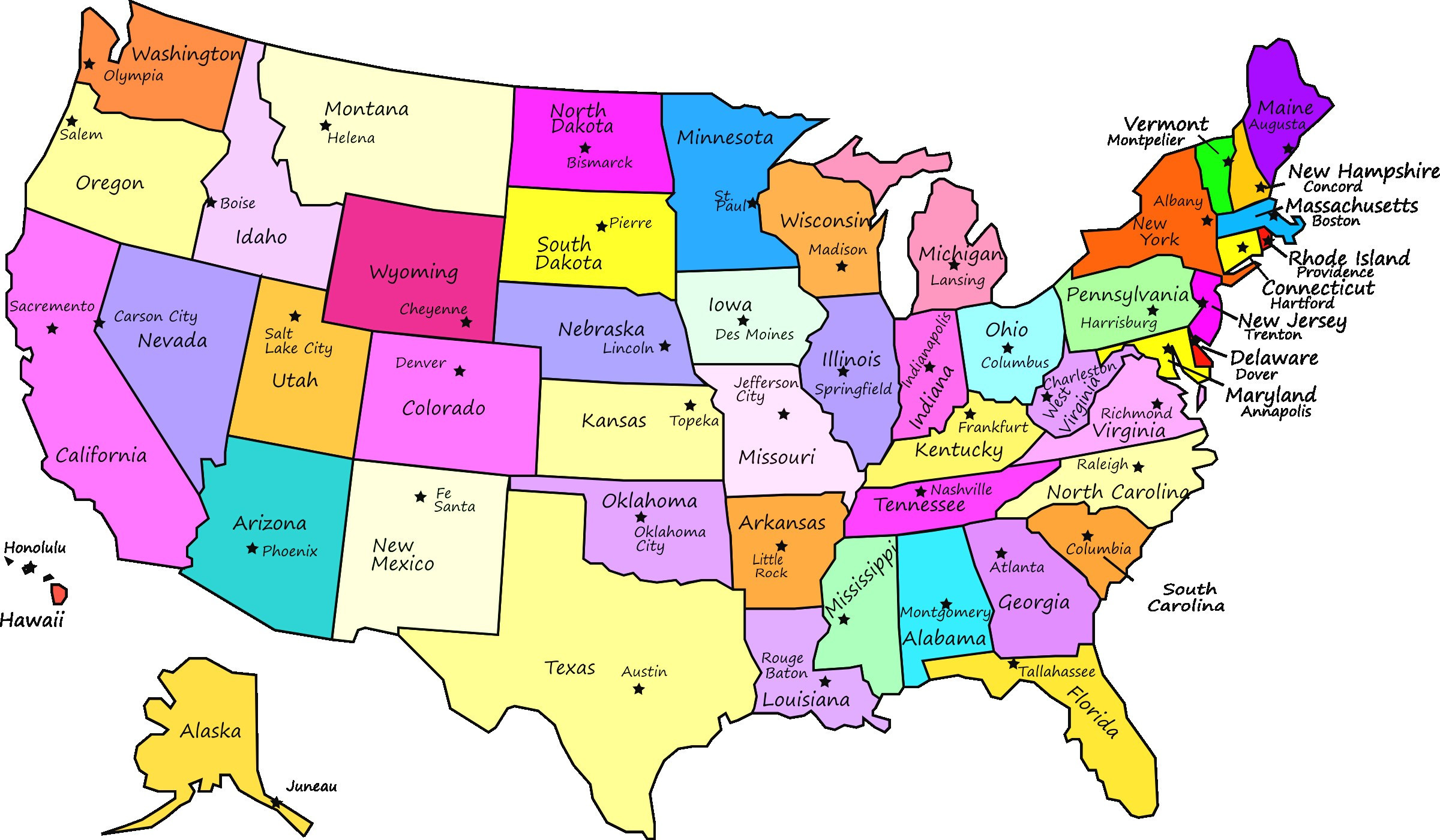 Printable Map Of The United States With States Labeled Inspirational Maps United States Map Not Labeled Printable And With Us At For