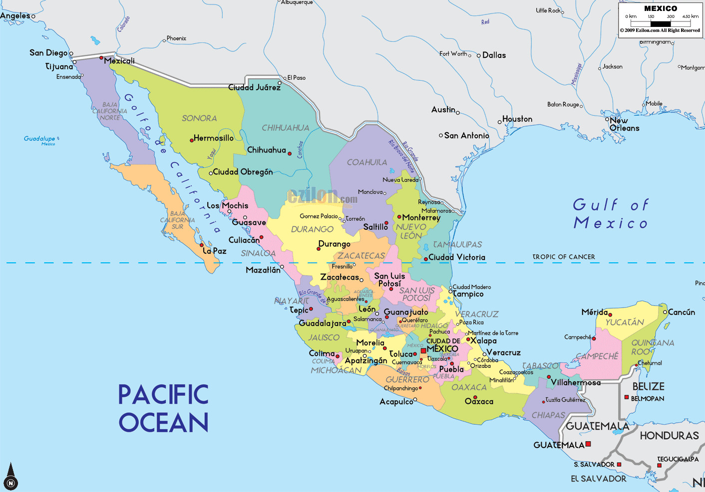 Printable Map Of Xcaret Mexico Beautiful Detailed Large Political Map Of Mexico Showing Names Of Capital City