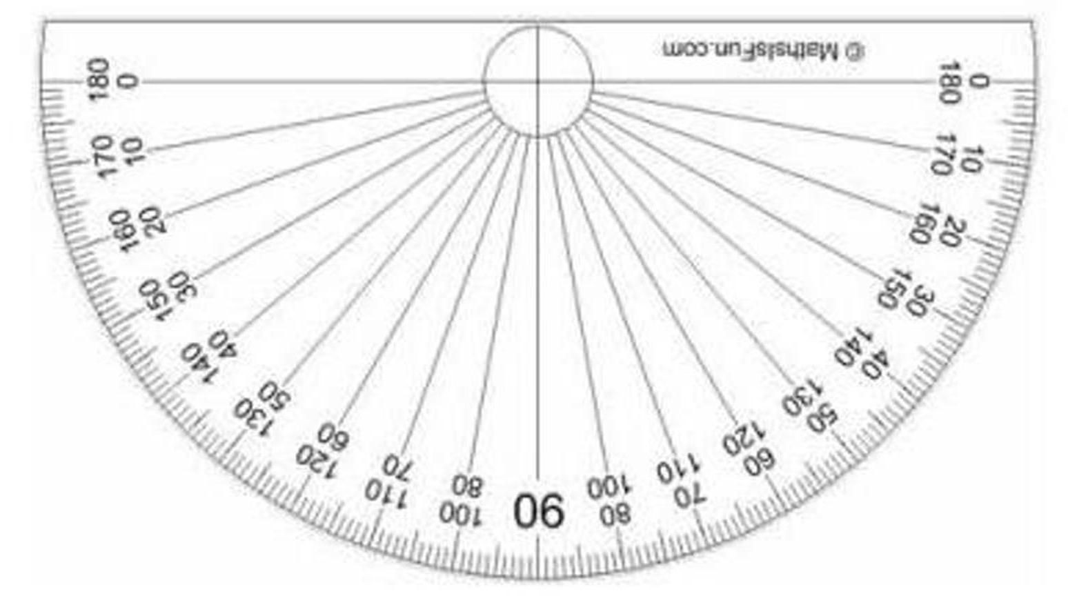 Printable Map Protractor Fresh Protractor Print Out
