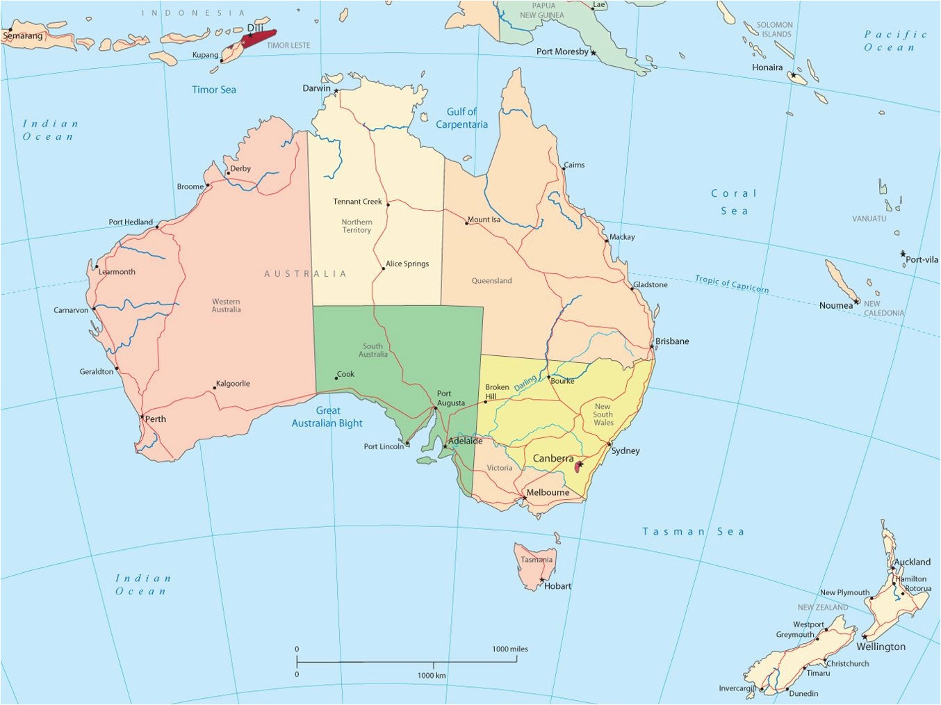 Printable Map Tasmania Inspirational Continent Australia Map