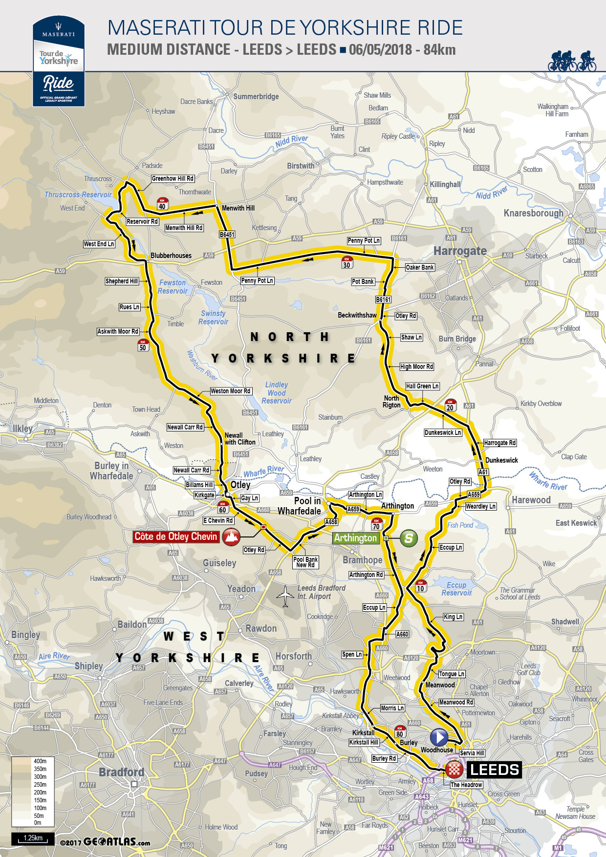 Printable Map Tour De France 2018 Best Of Tour De Yorkshire Ride