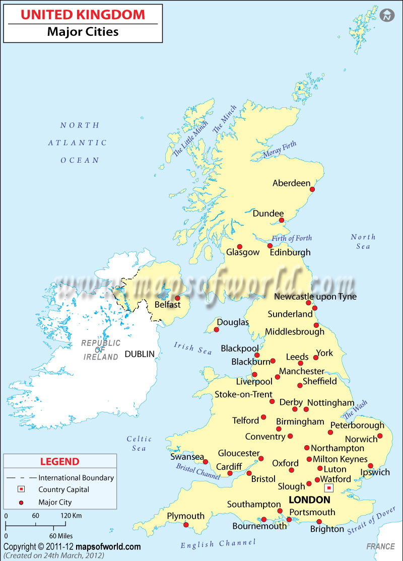 Printable Map United Kingdom Best Of United Kingdom Major Cities Location Map