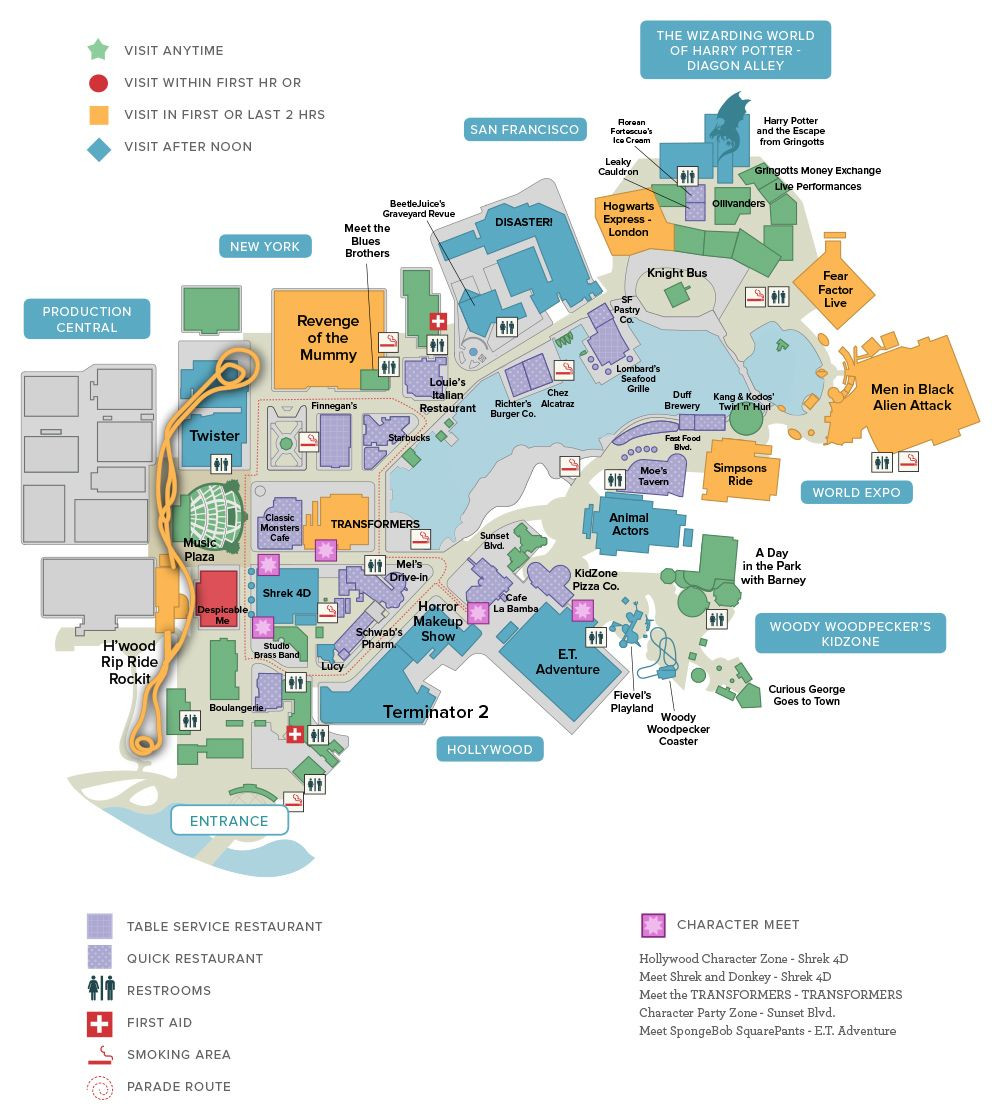 Printable Map Universal Studios Orlando Fresh 1000 Images About Universal Studios On Pinterest