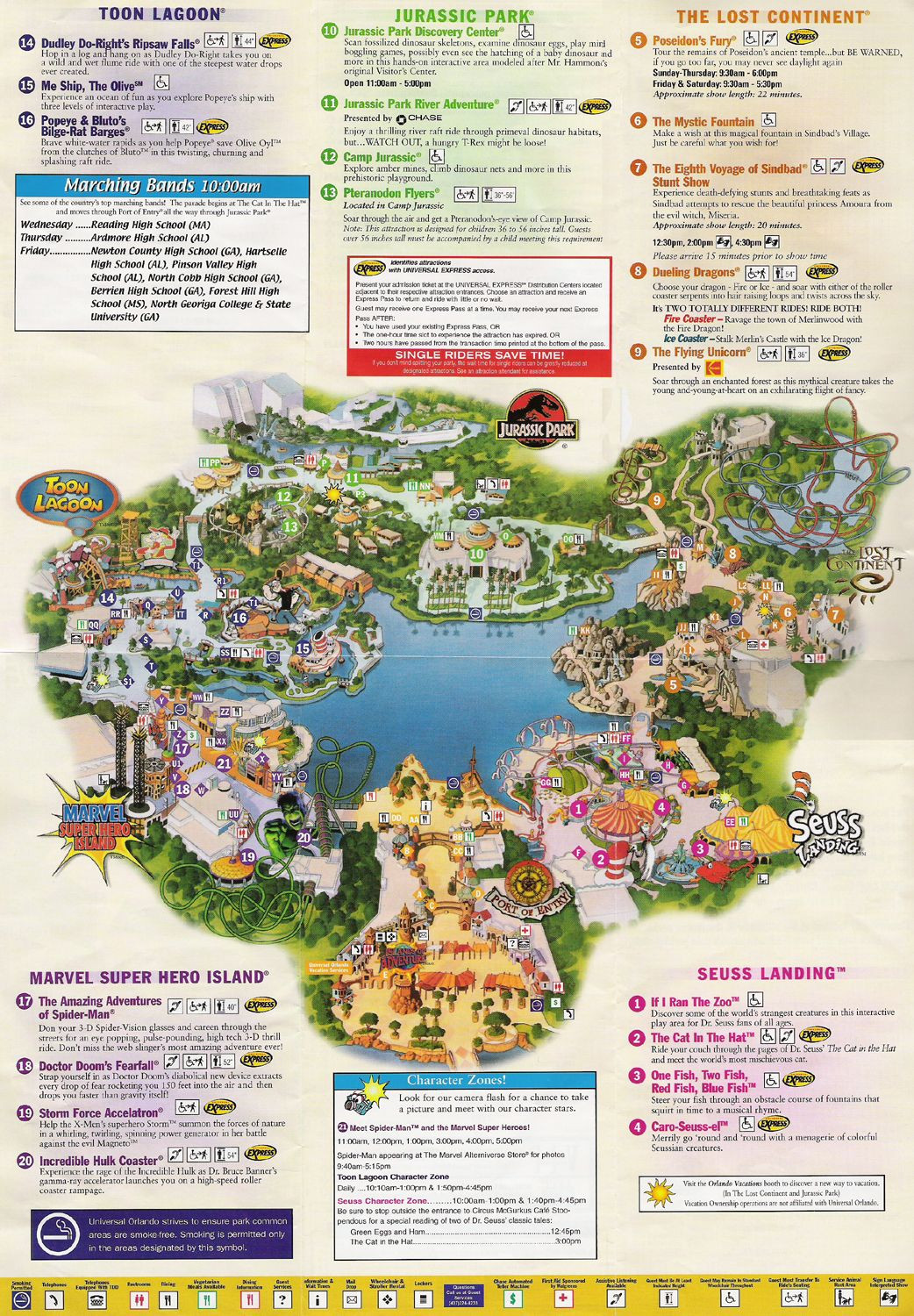 10 Awesome Printable Map Universal Studios orlando