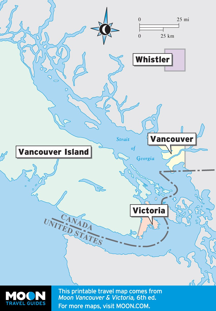 Printable Map Vancouver Bc Lovely Printable Travel Maps Of British Columbia