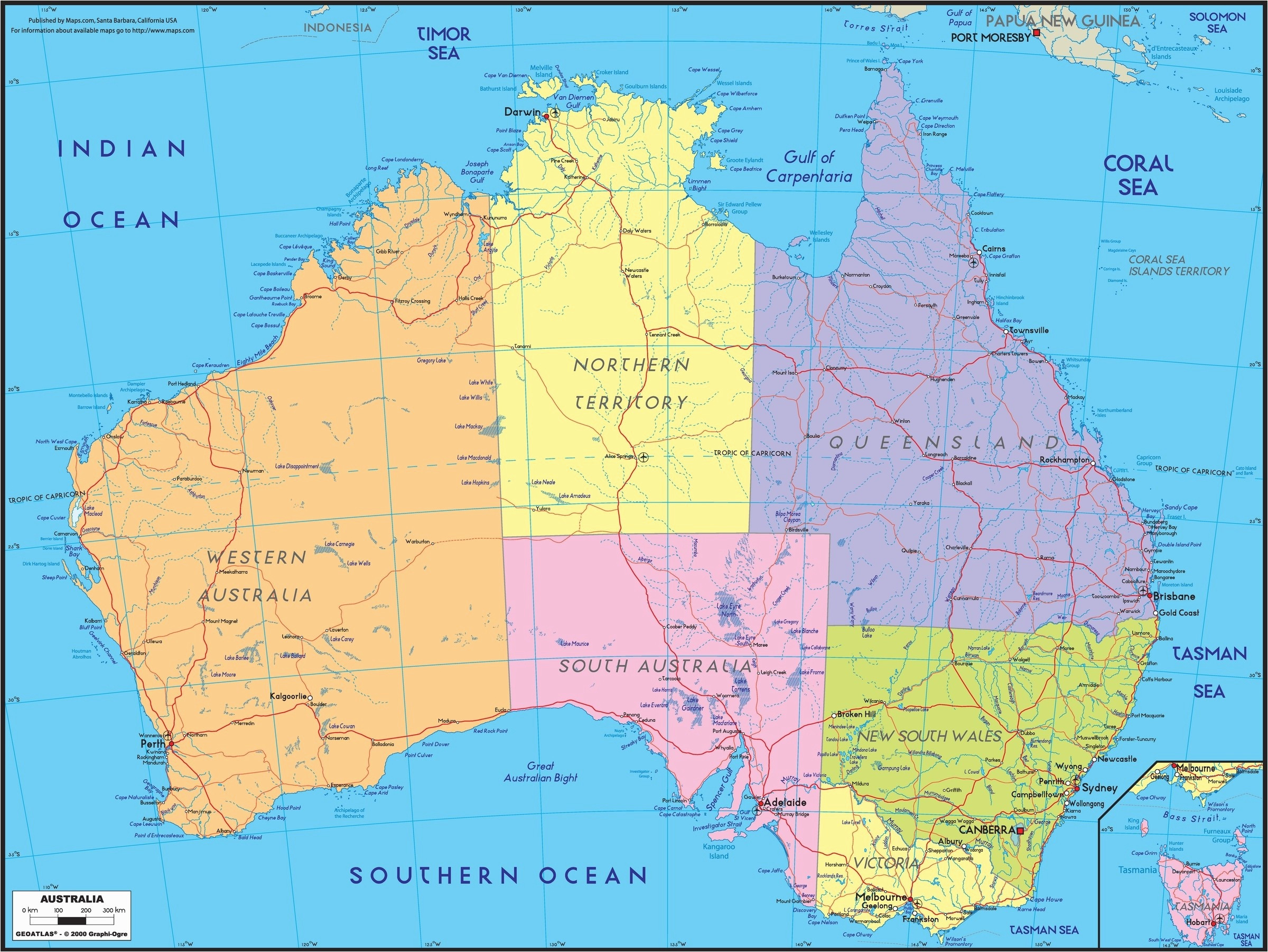 10 Inspirational Printable Map Victoria Australia
