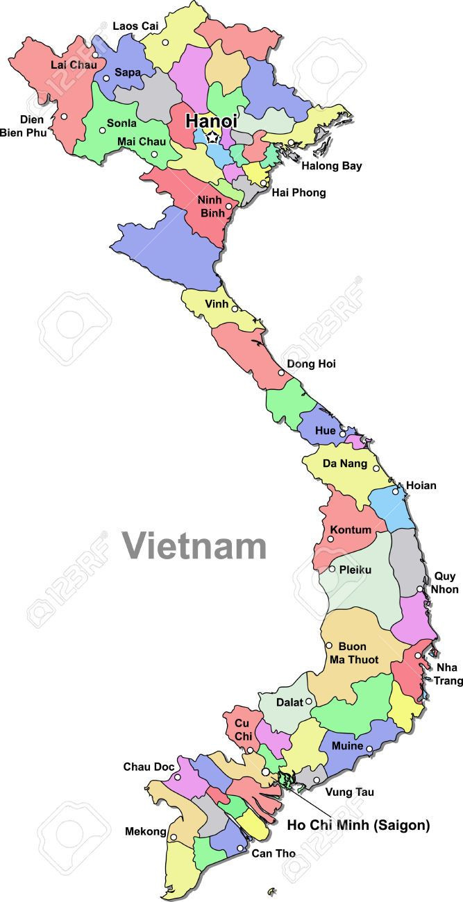 Printable Map Vietnam Awesome Vietnam Map Stock Vector Illustration And Royalty Free Vietnam Map