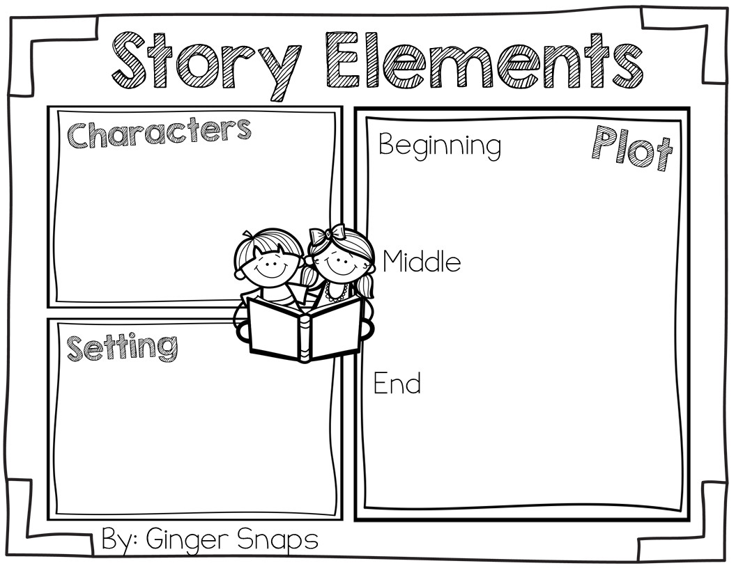 Printable Story Map For 5th Grade Elegant Story Elements Freebie Ginger Snaps Treats For Teachers