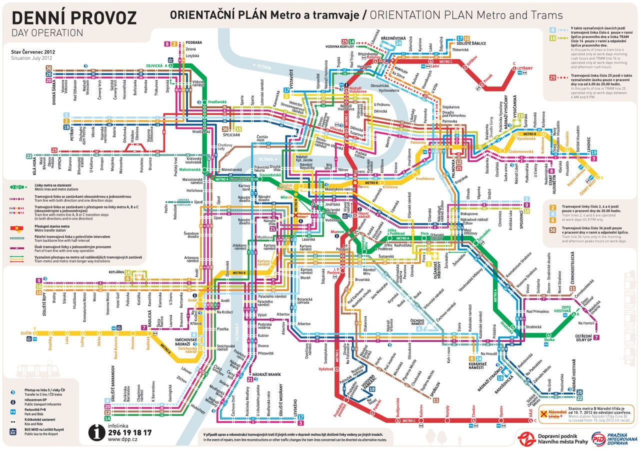 Printable U Bahn Map Berlin Luxury Prague Metro And Tram Urban Transit Map Has Only 3 Metro Lines But