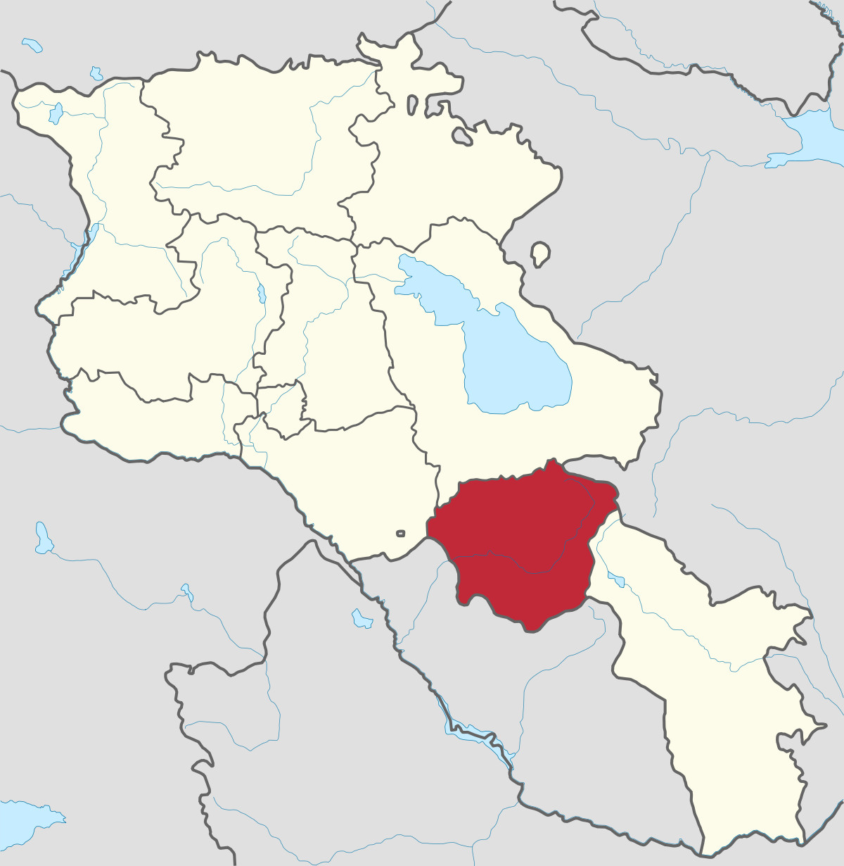 Printable Yerevan Map Inspirational Vayots Dzor Province