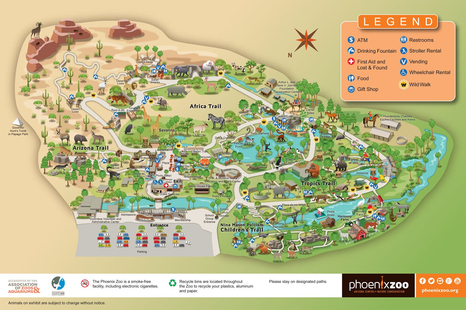 Printable Zoo Map Unique Pittsburgh Zoo & Ppg Aquarium In Pittsburgh Pa