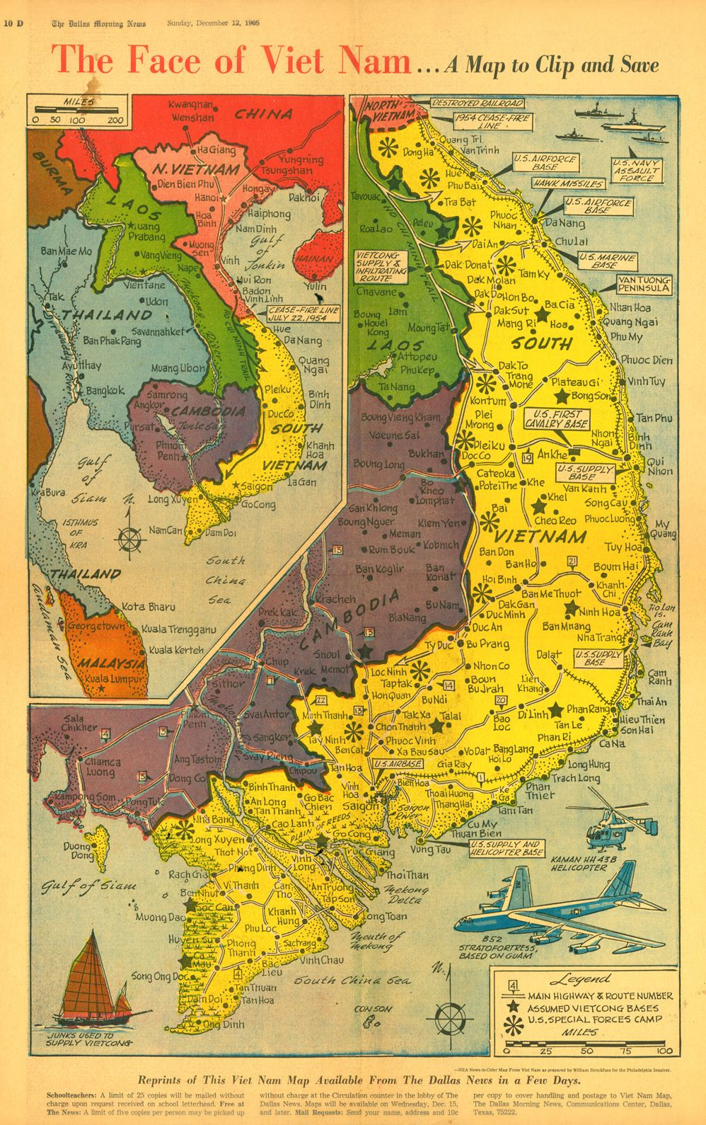 map of vietnam from 1965 Glen Tanner from Beyond the Moon was held