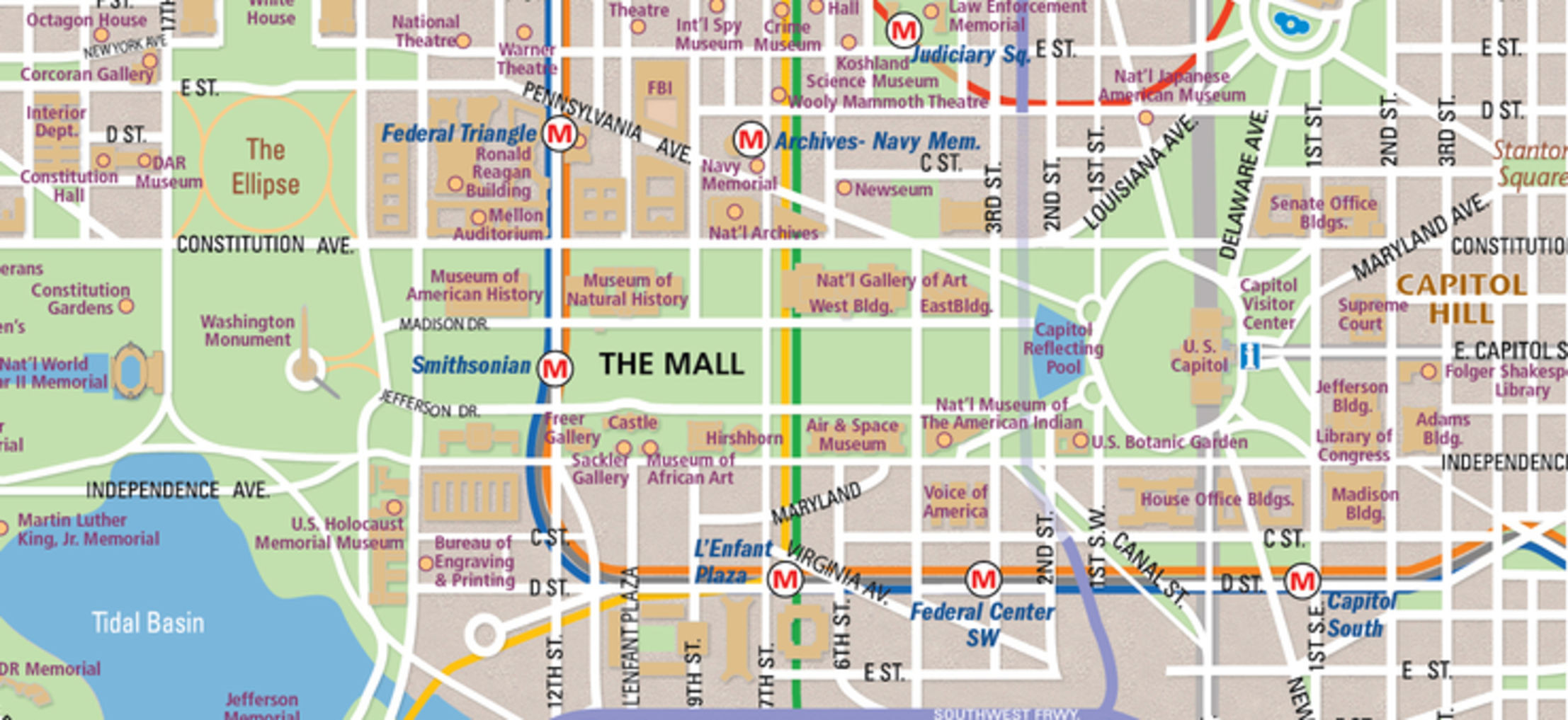 Washington D.c. Printable Map Best Of National Mall Map In Washington D C