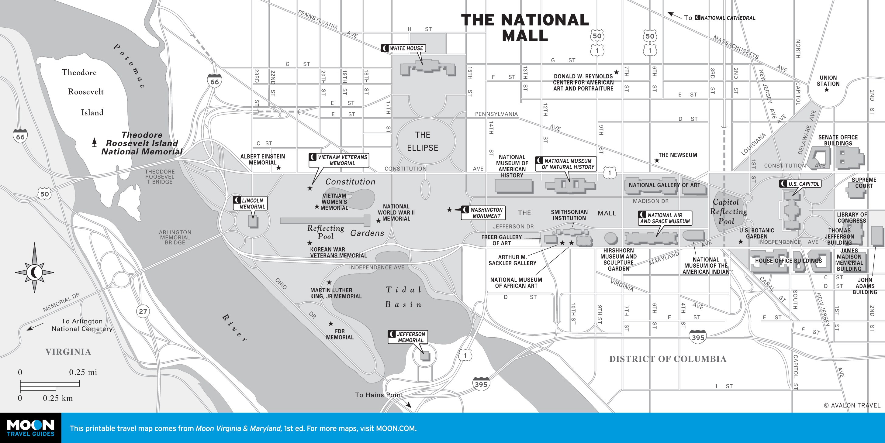 Washington D.c. Printable Map Best Of Printable Travel Maps Of Washington Dc