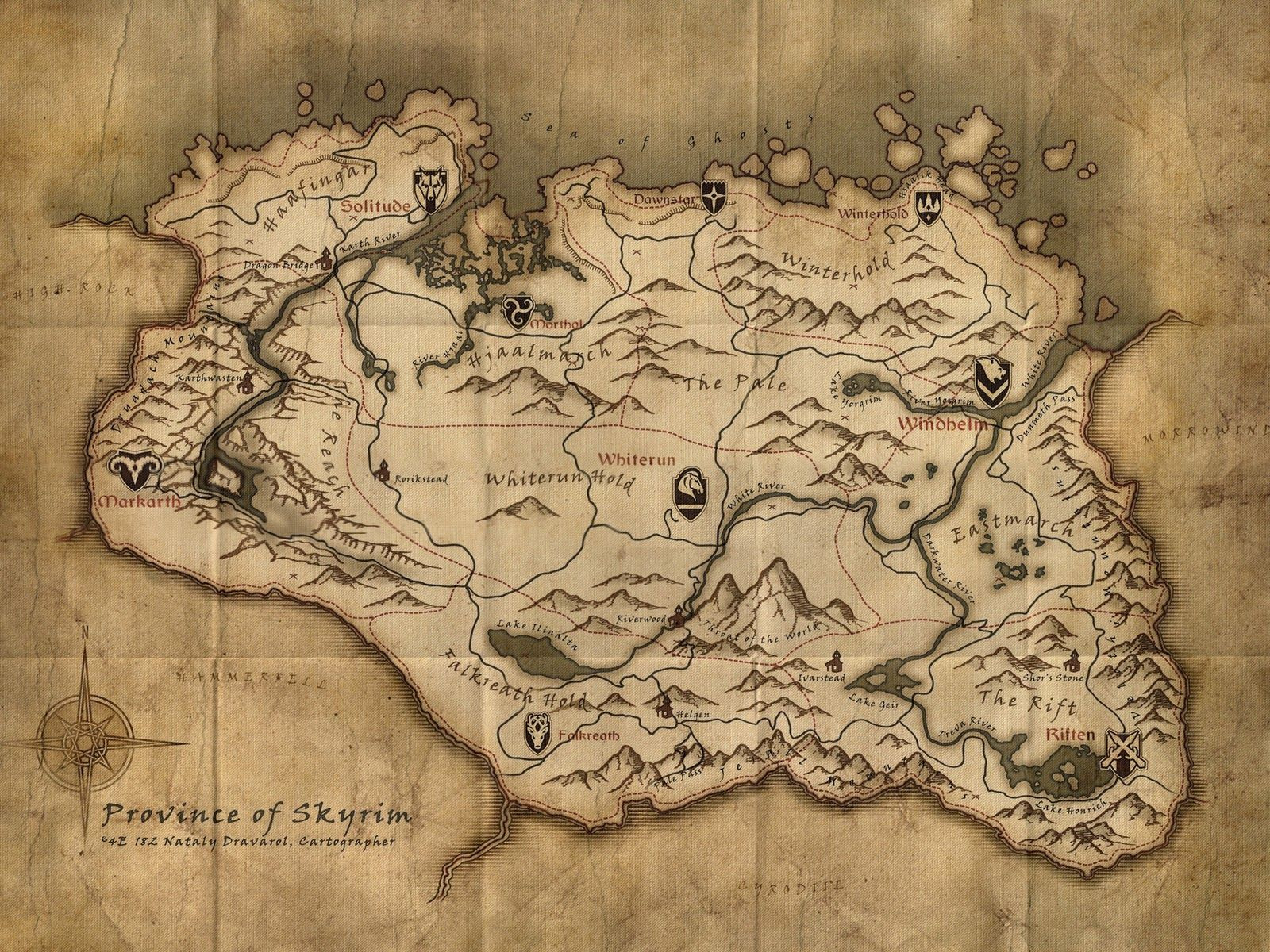 Witcher 3 Printable Maps Fresh Skyrim Map High Resolution Skyrim Maps House Decor