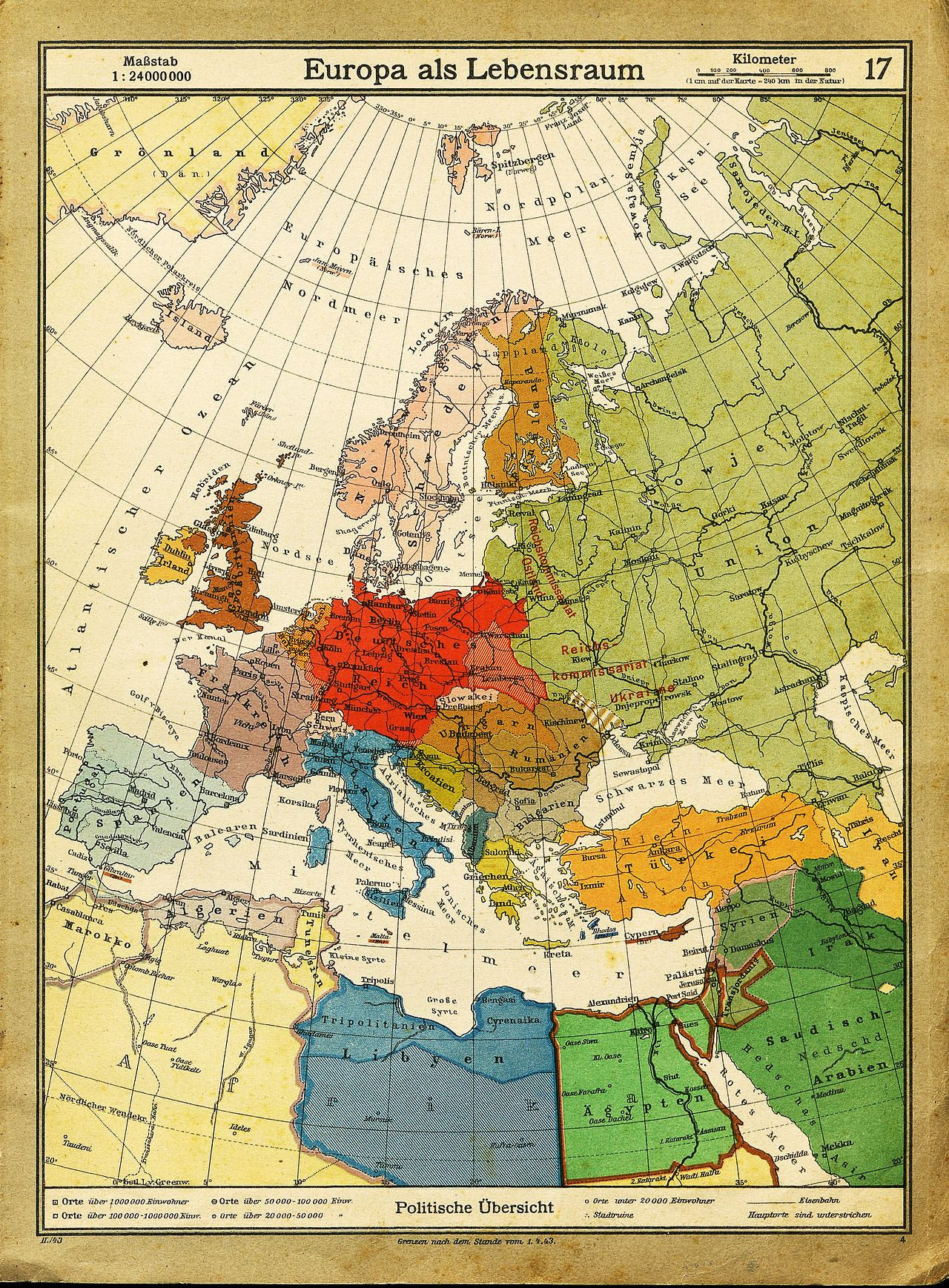 X Rebirth Printable Map Awesome Another 1943 Map Of Europe Bought In Berlin For €5 [1508 X 2048