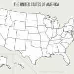 01. Blank Printable Us States Map (Pdf) | Scrapbooking | Pinterest With Blank State Map Pdf