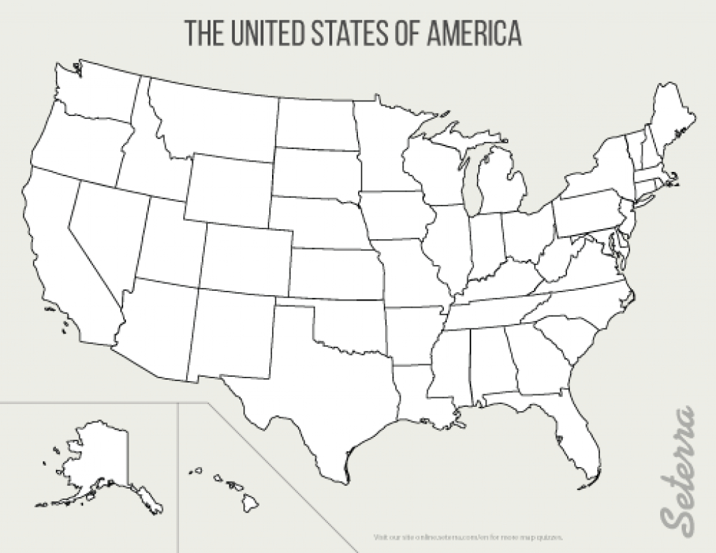 01. Blank Printable Us States Map (Pdf) | Scrapbooking | Pinterest with Blank State Map Pdf